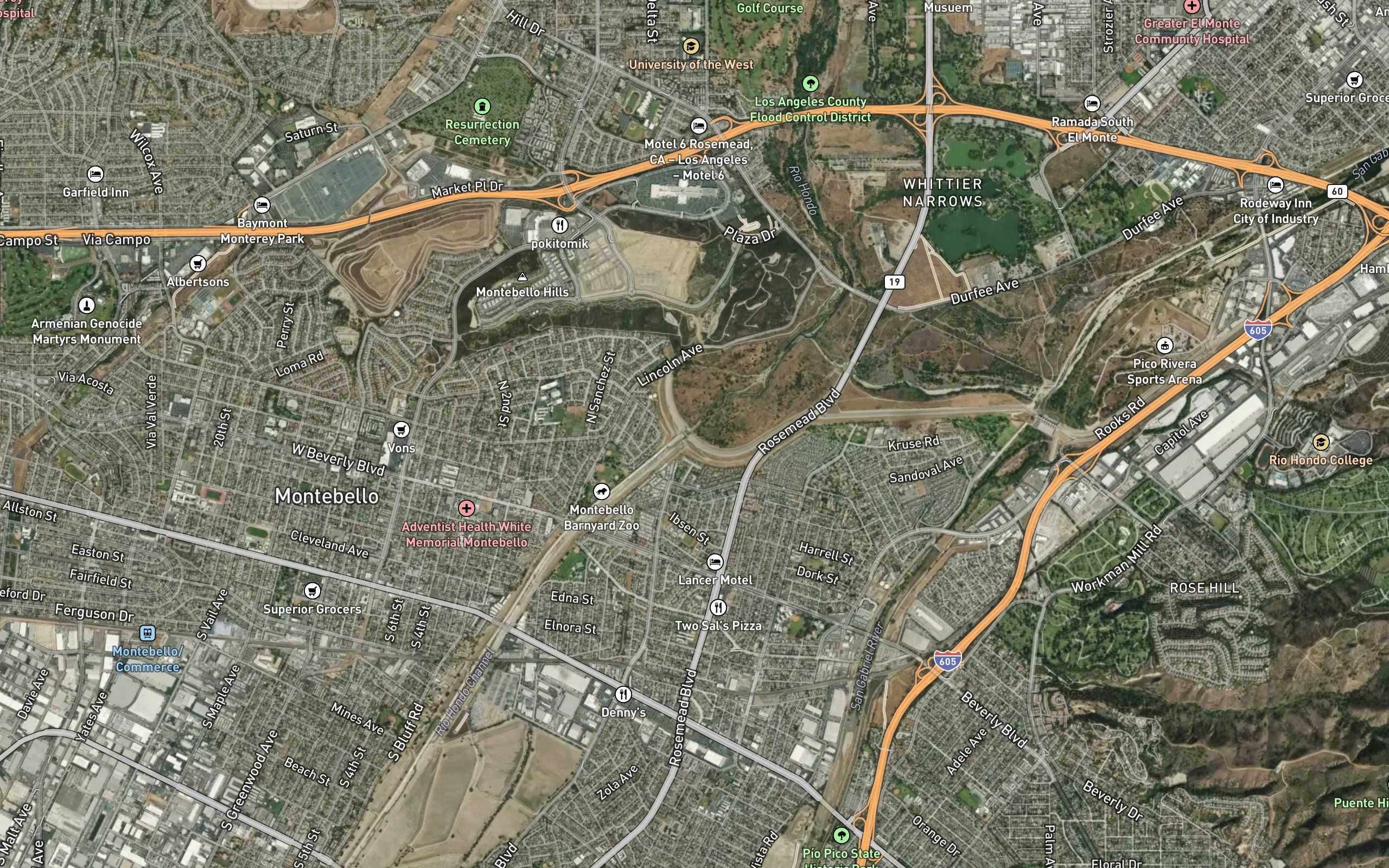 Whittier Narrows Reservoir