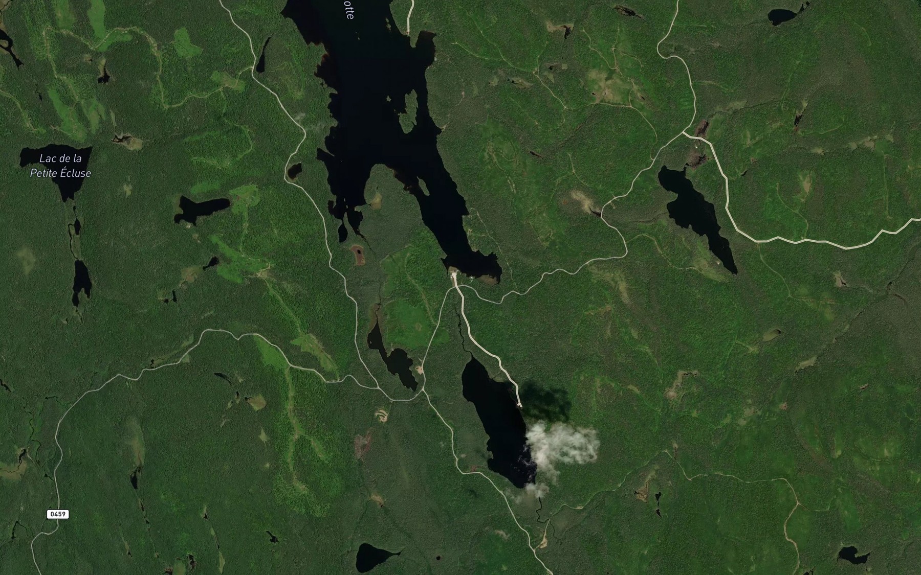 Satellite map of the Baie Hebert