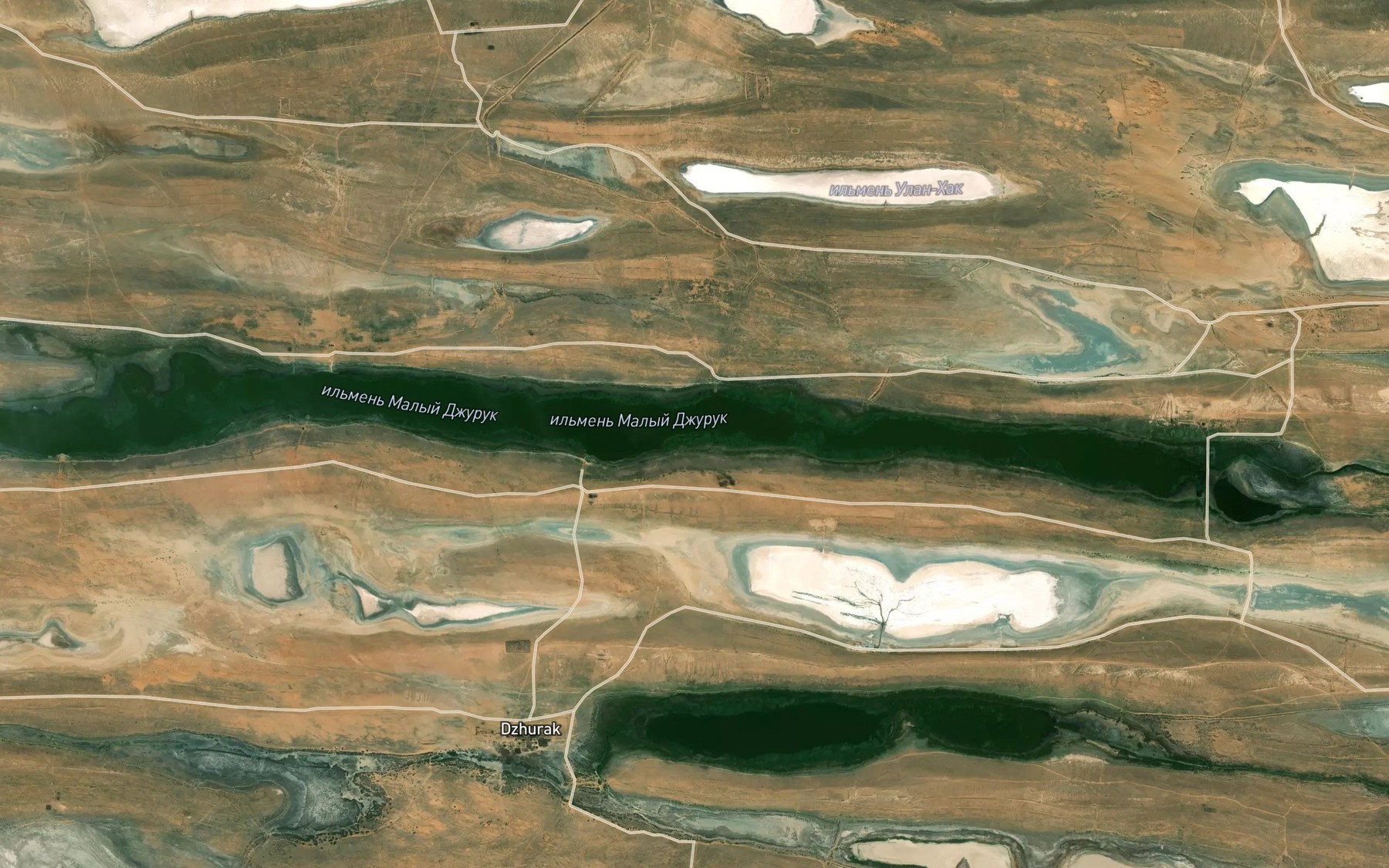 Satellite map of the Il'men' Bol'shoy Dzuruk