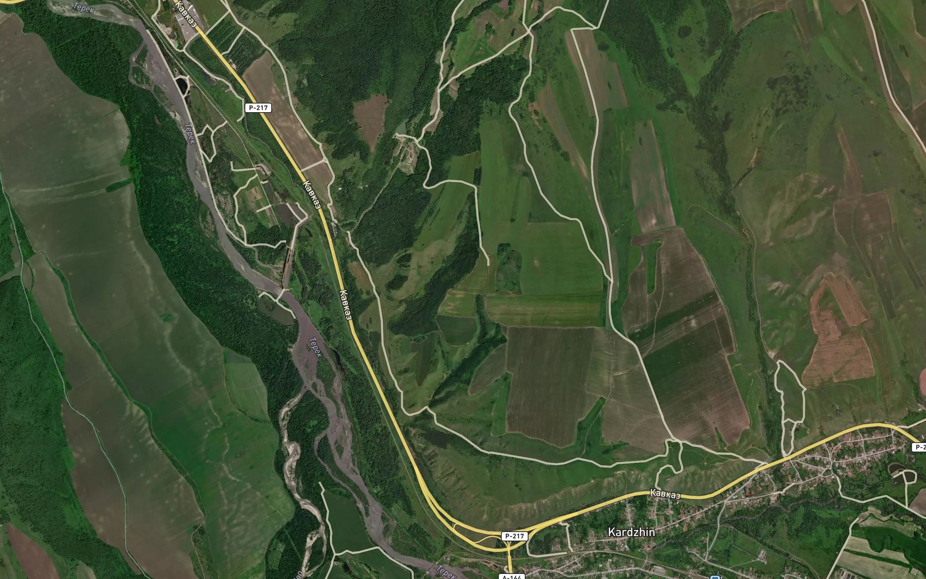Satellite map of the Balka Vtoraya