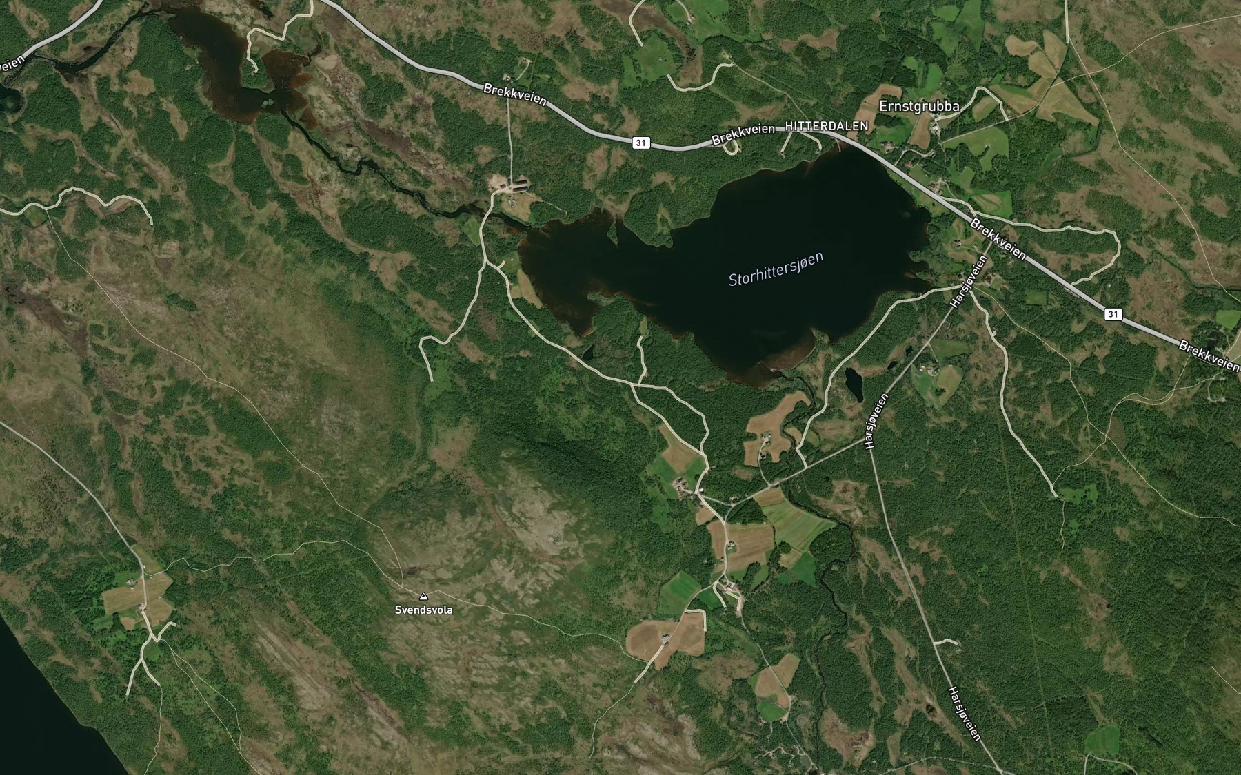 Satellite map of the Bitrudbekken