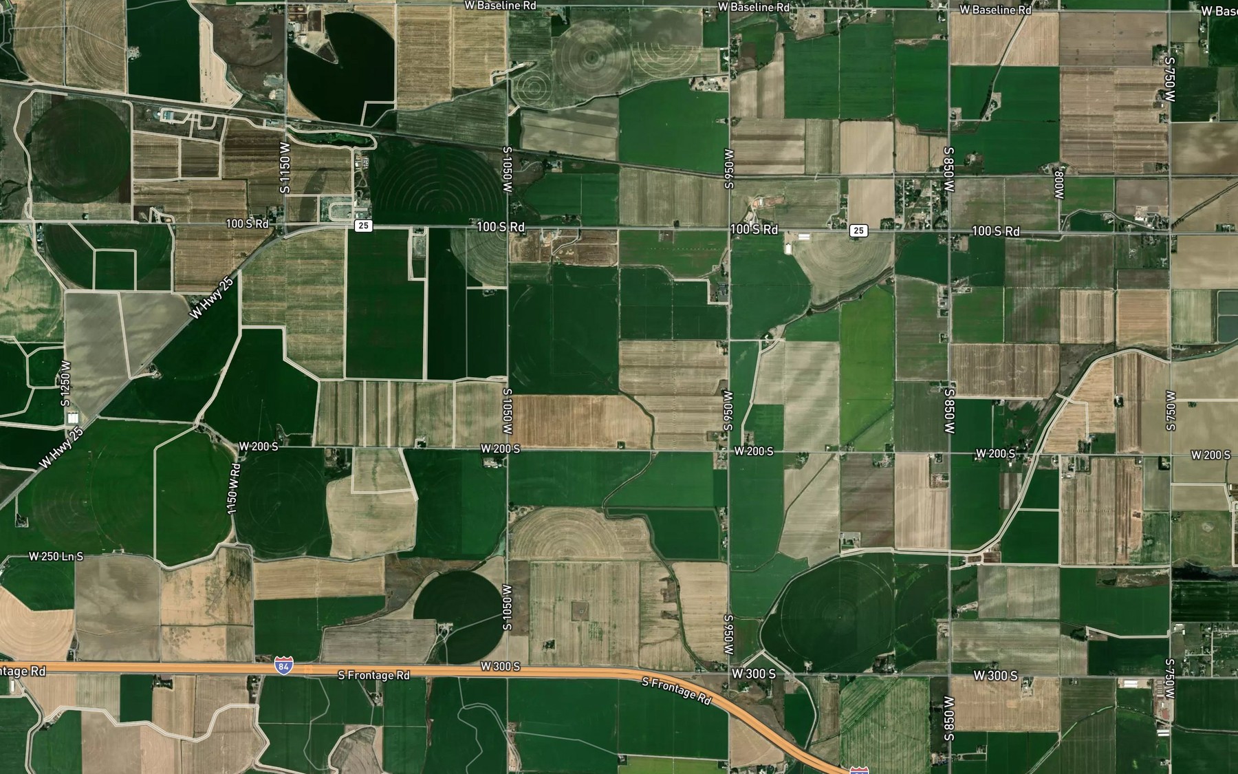 Satellite map of the Canal Number 20