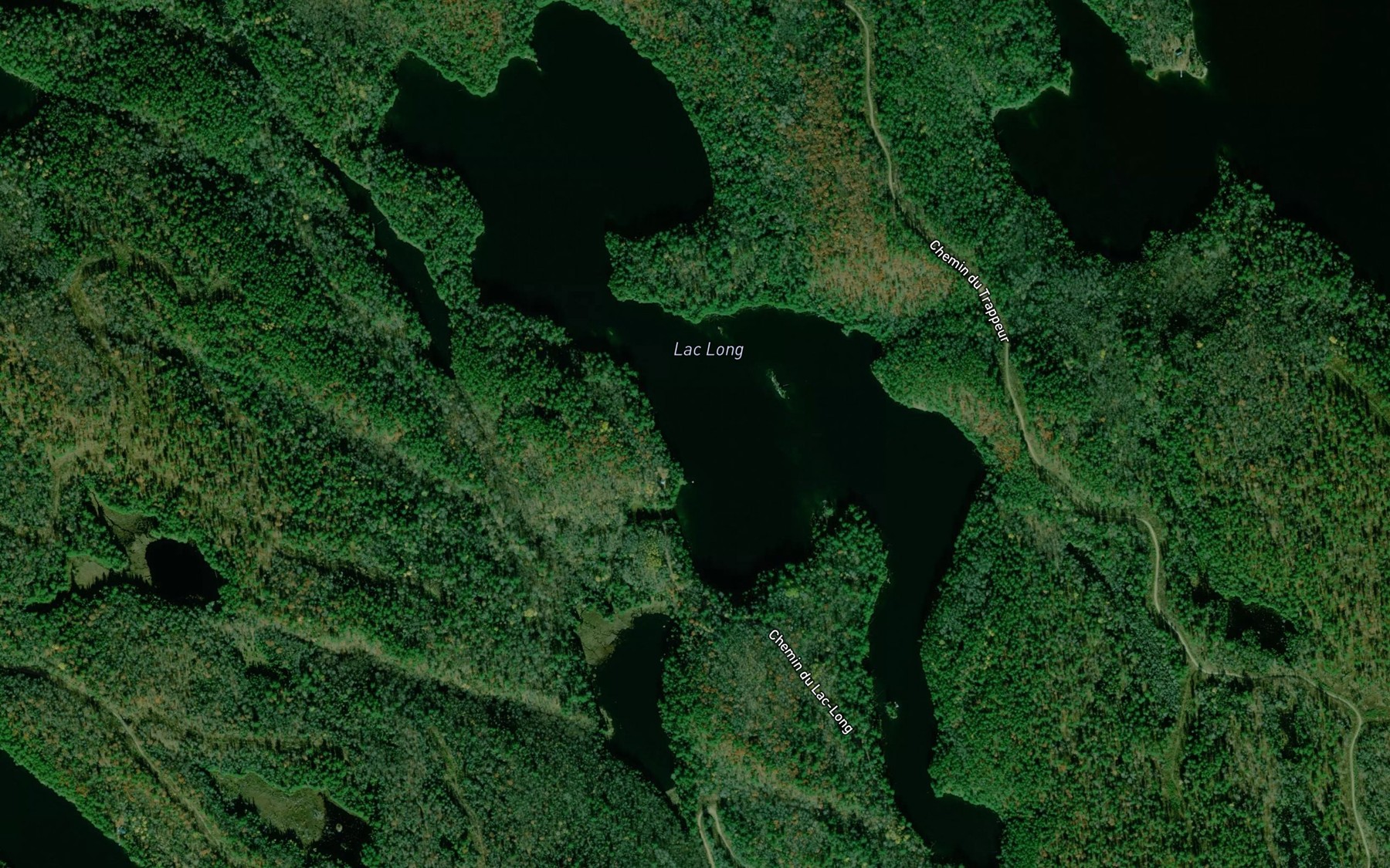 Satellite map of the Lac Long