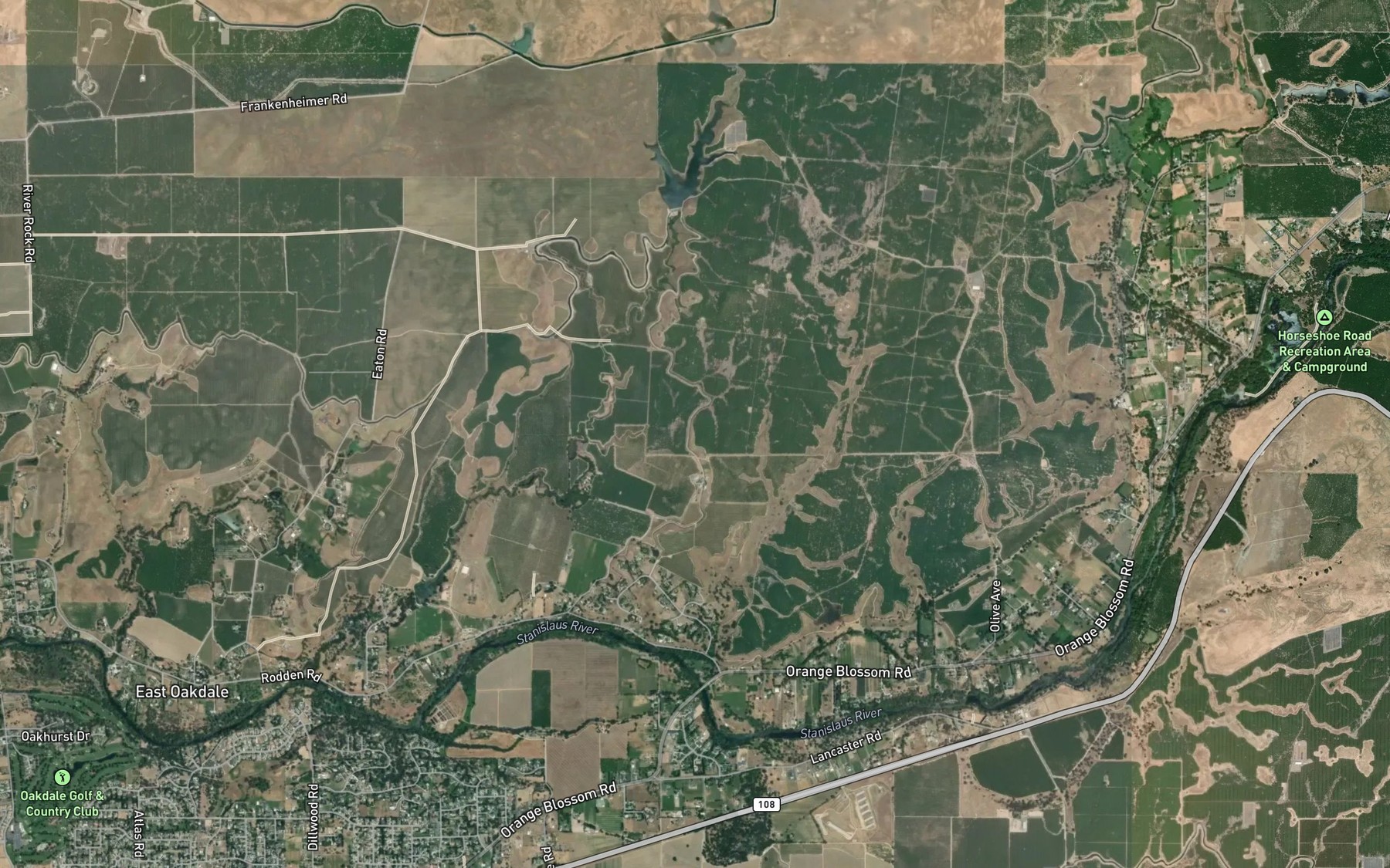 Satellite map of the Lesnini Lateral