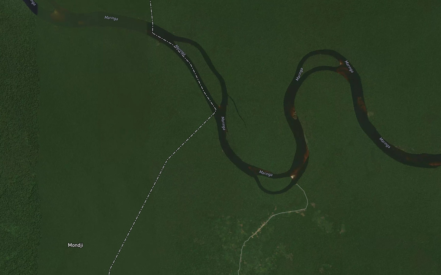 Satellite map of the Botengu