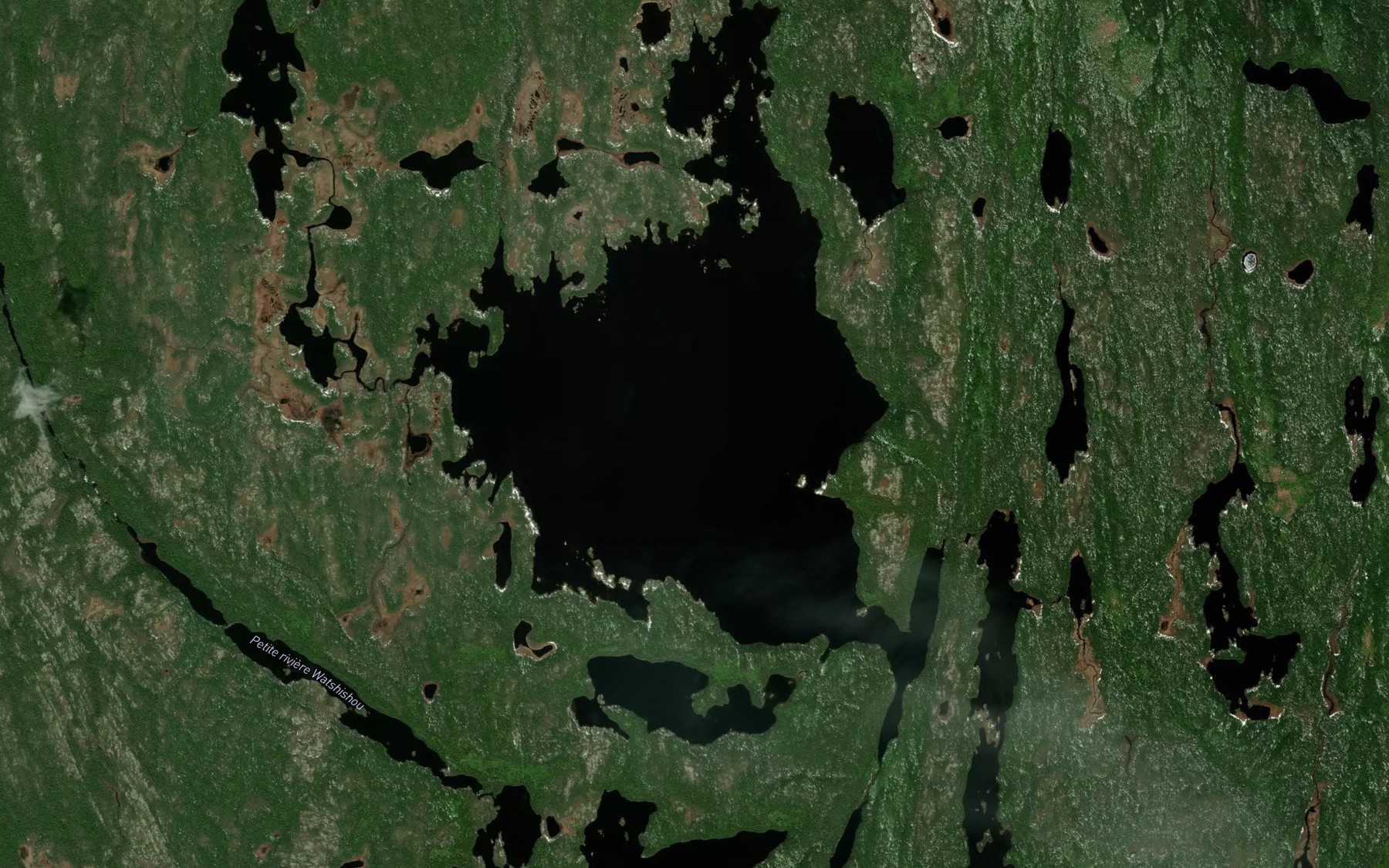 Satellite map of the Lac Gallienne