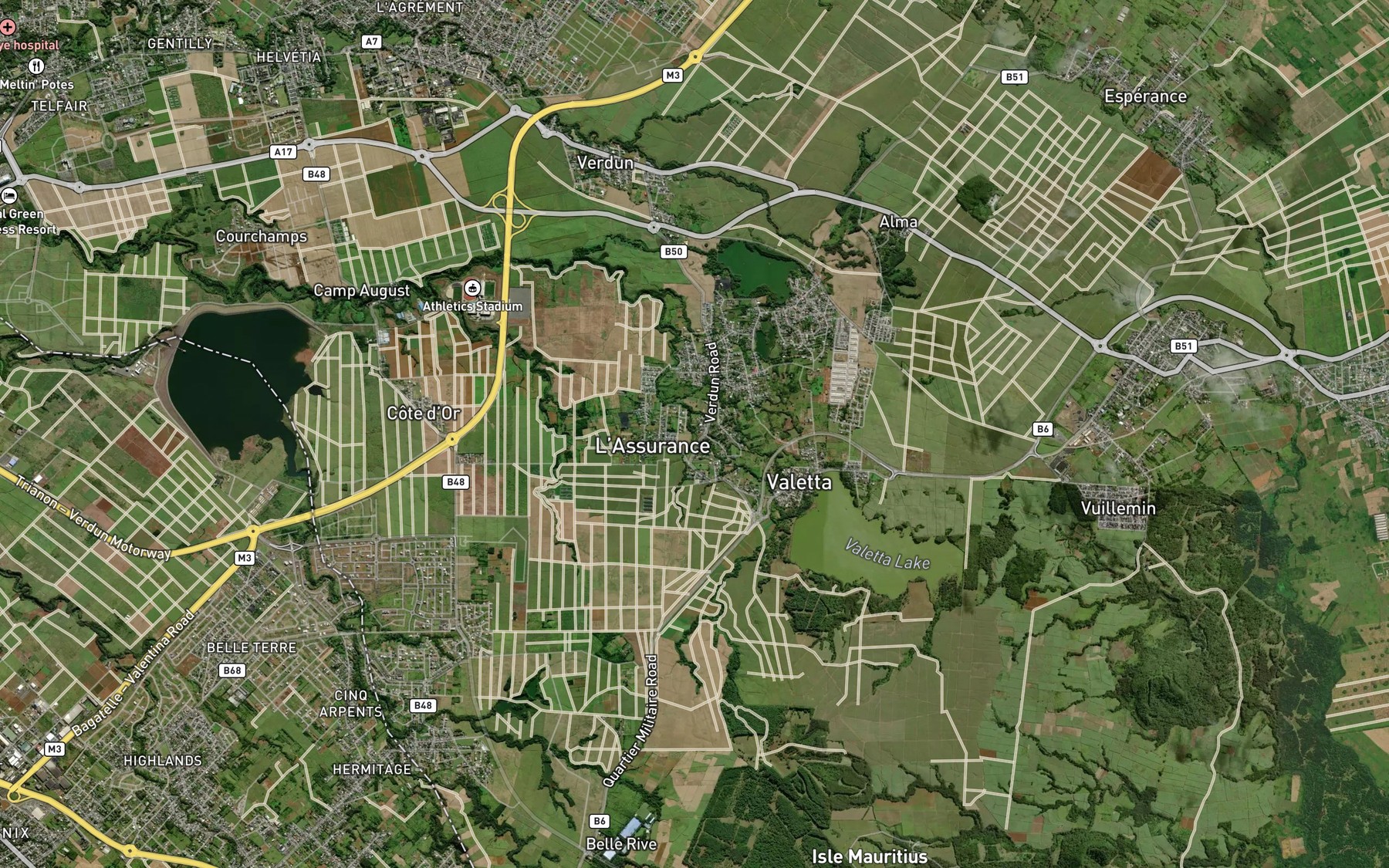 Satellite map of the Feeder Assurance
