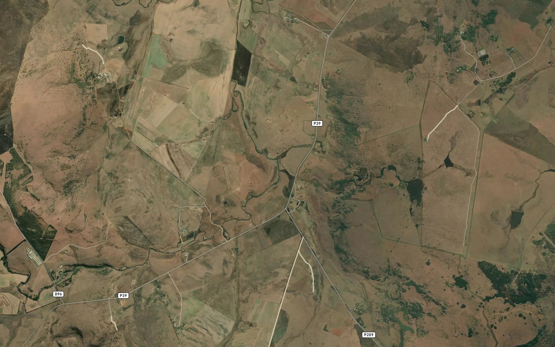 Satellite map of the Ncandu