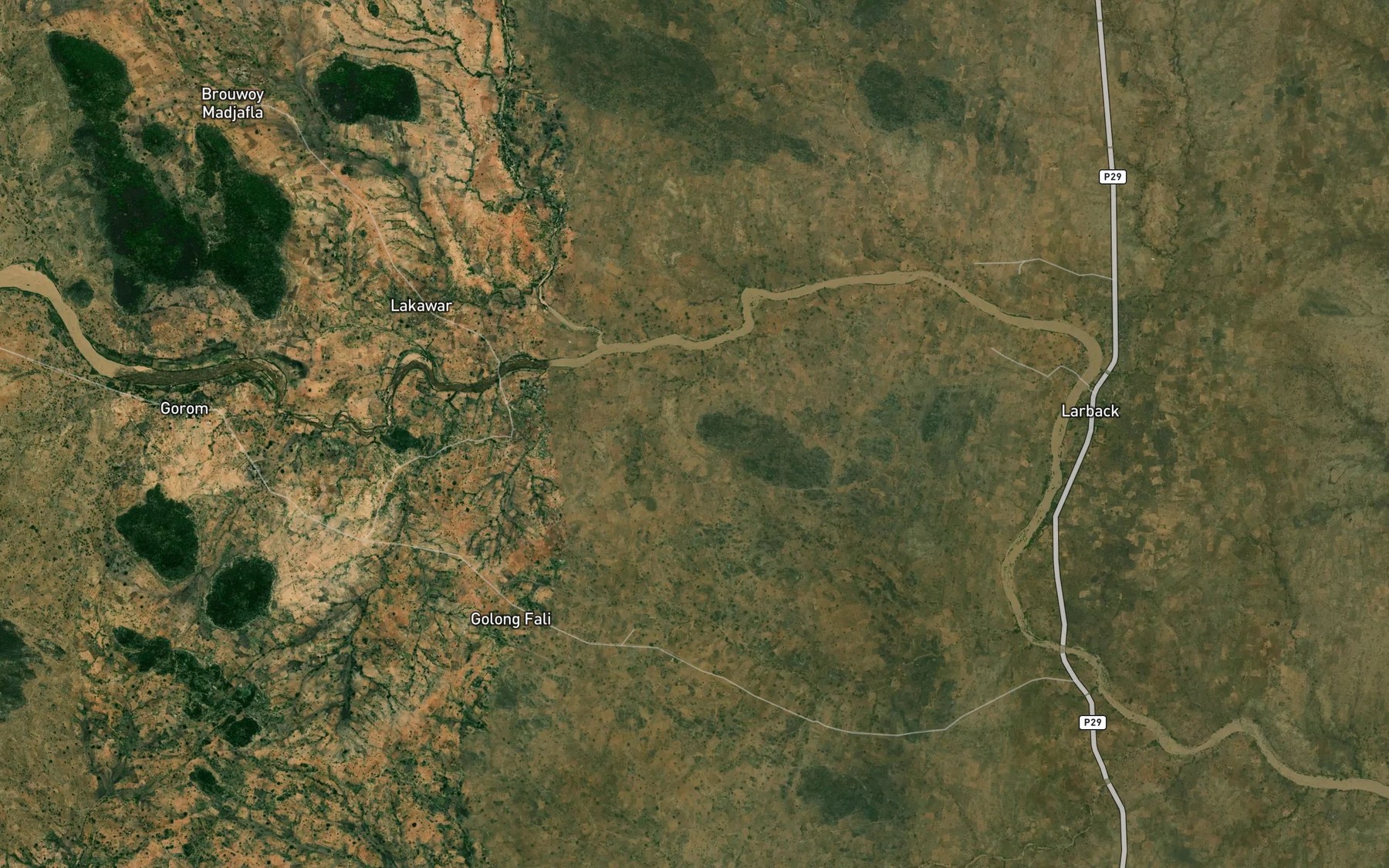 Satellite map of the Lemas