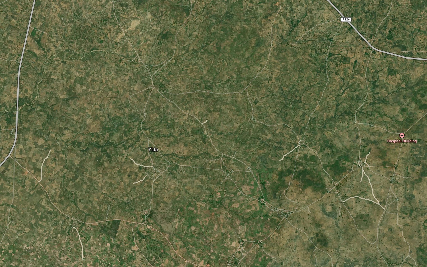 Satellite map of the River Ganrangu