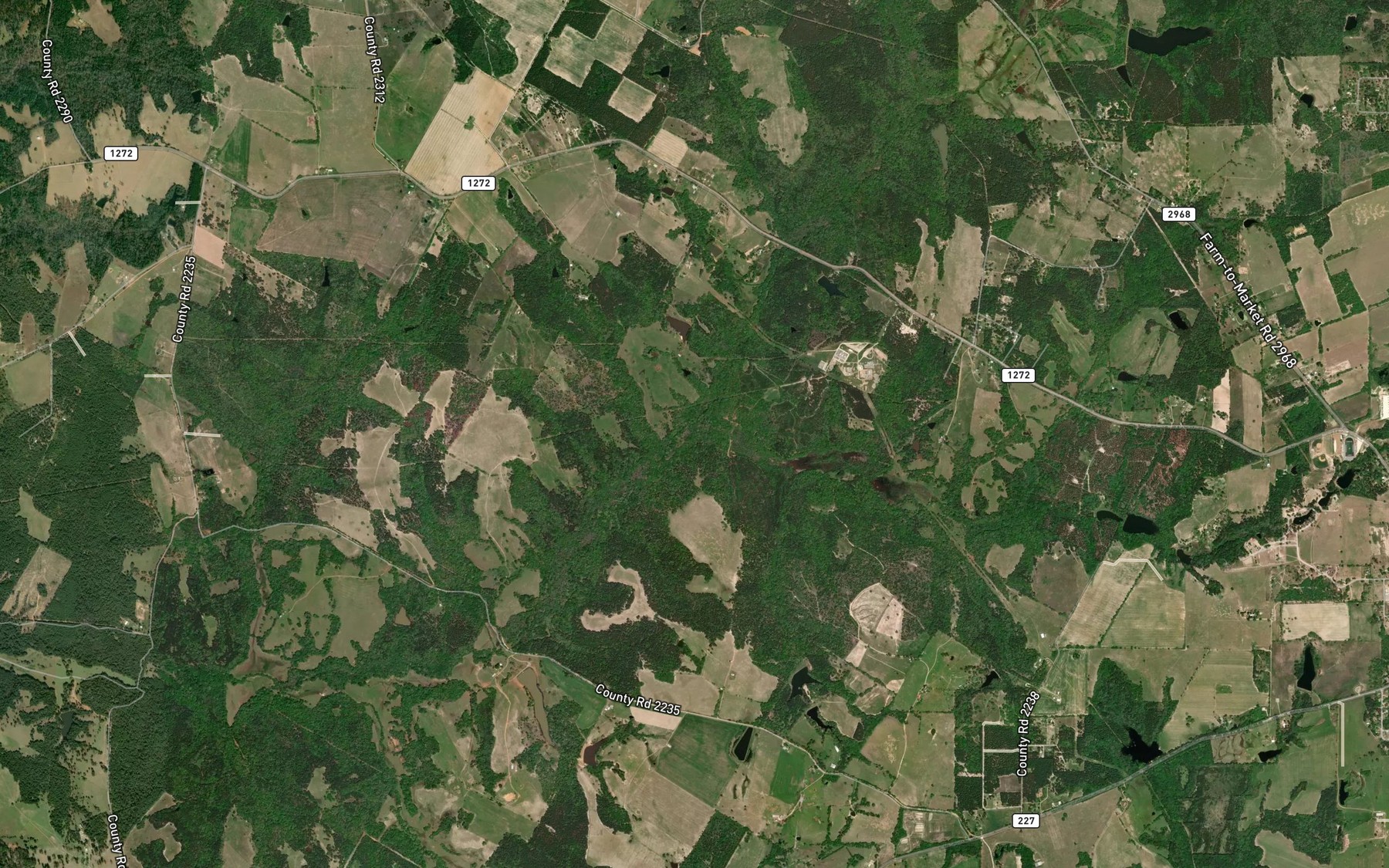 Satellite map of the Little Creek