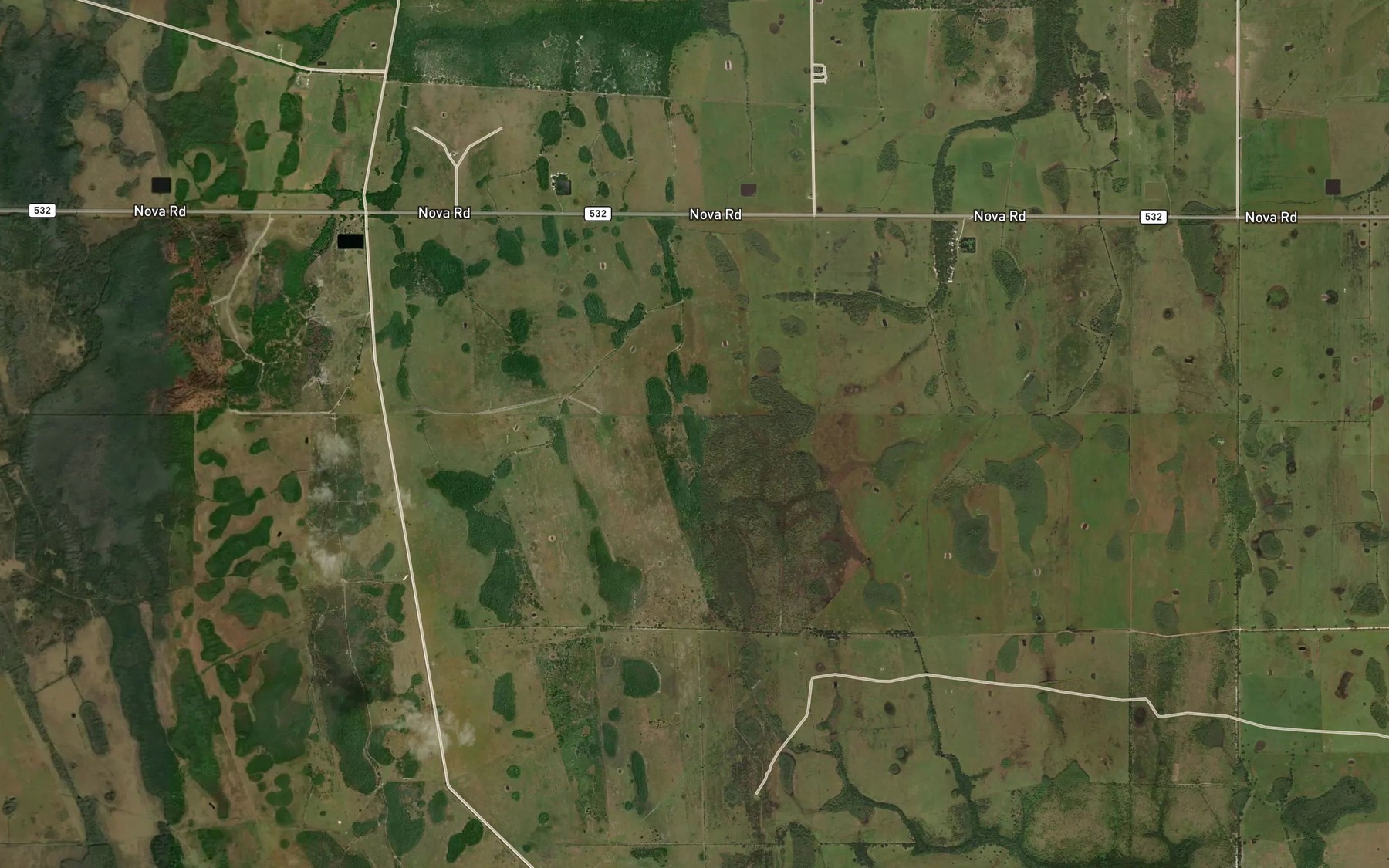 Satellite map of the Savage Pond