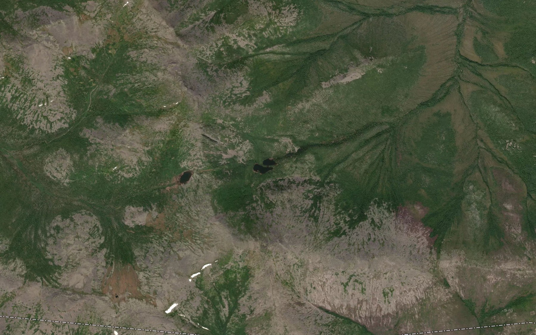 Satellite map of the Ozero Ulegir