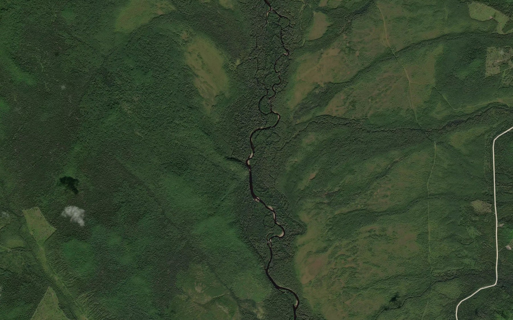 Satellite map of the Zaval'nyy