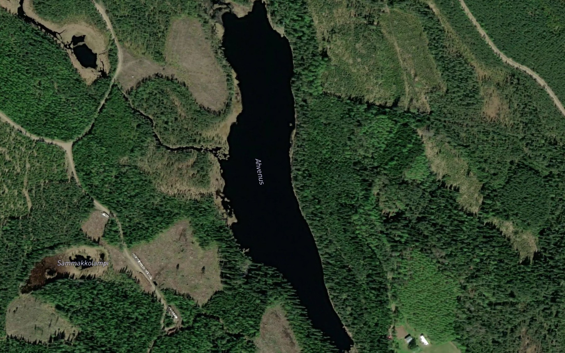 Satellite map of the Ahvenus