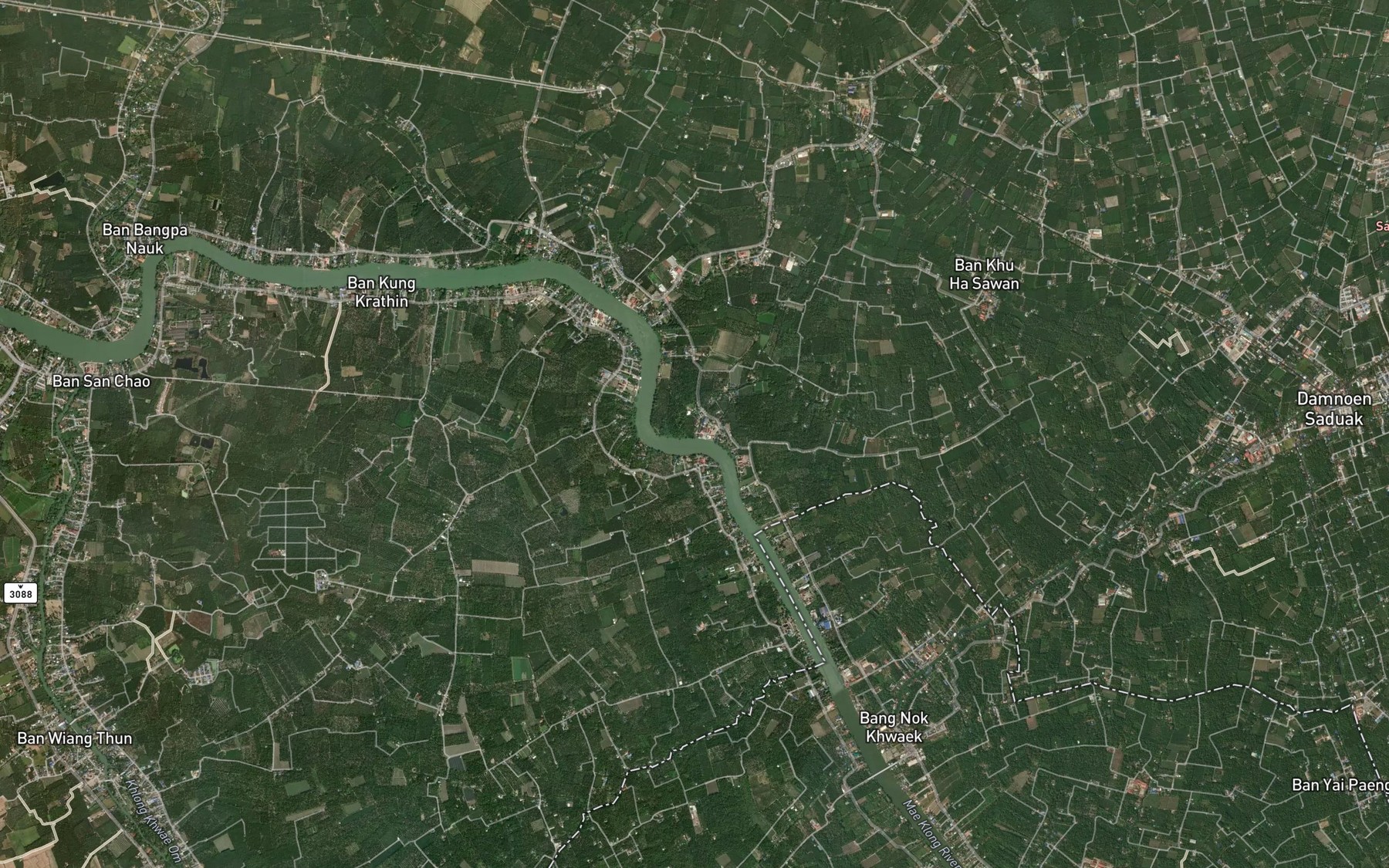 Satellite map of the Lam Rang Ai-ka