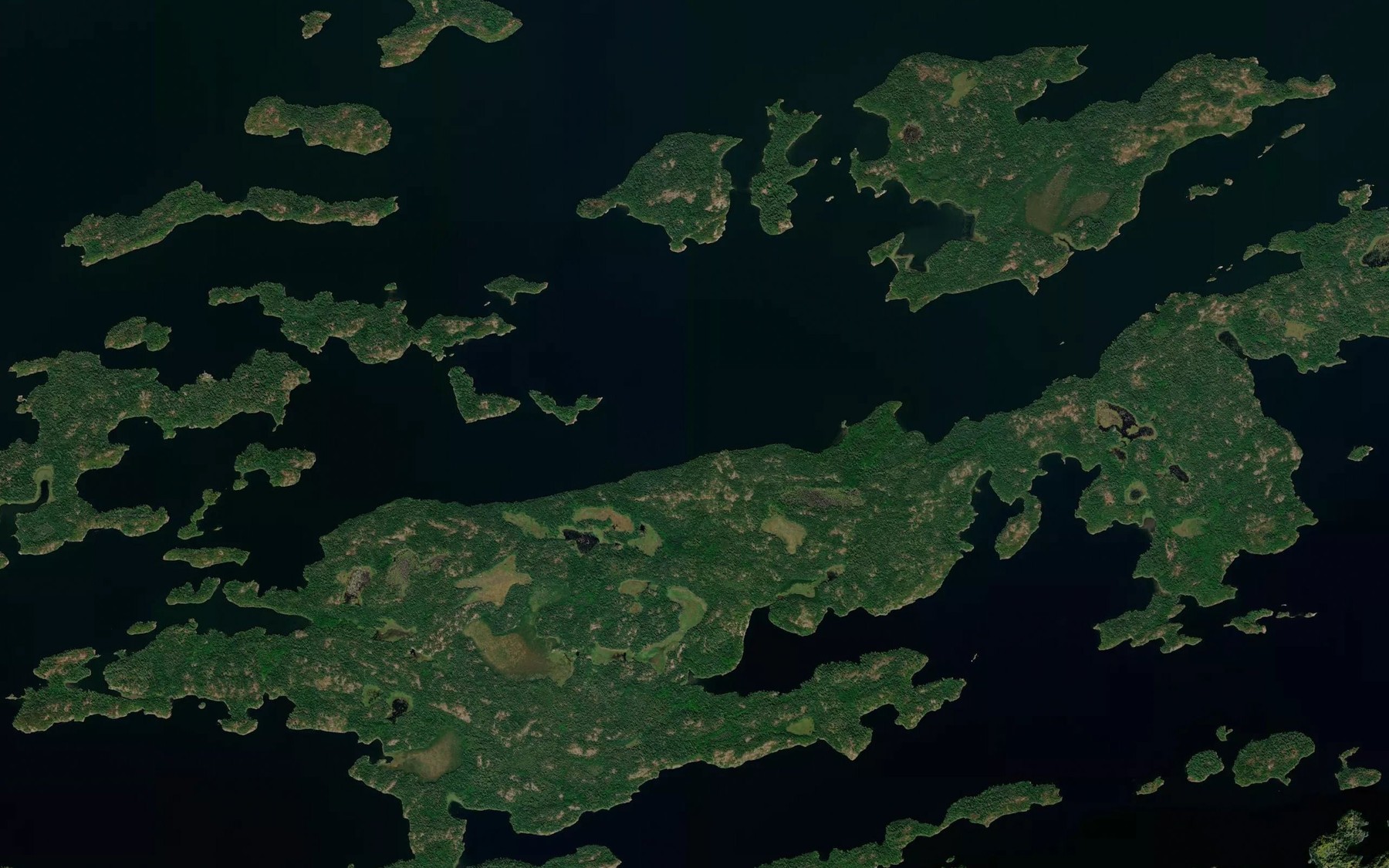 Satellite map of the Deadbroke Channel