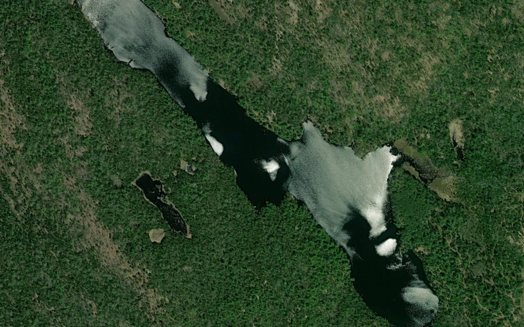 Satellite map of the Longairy Lake