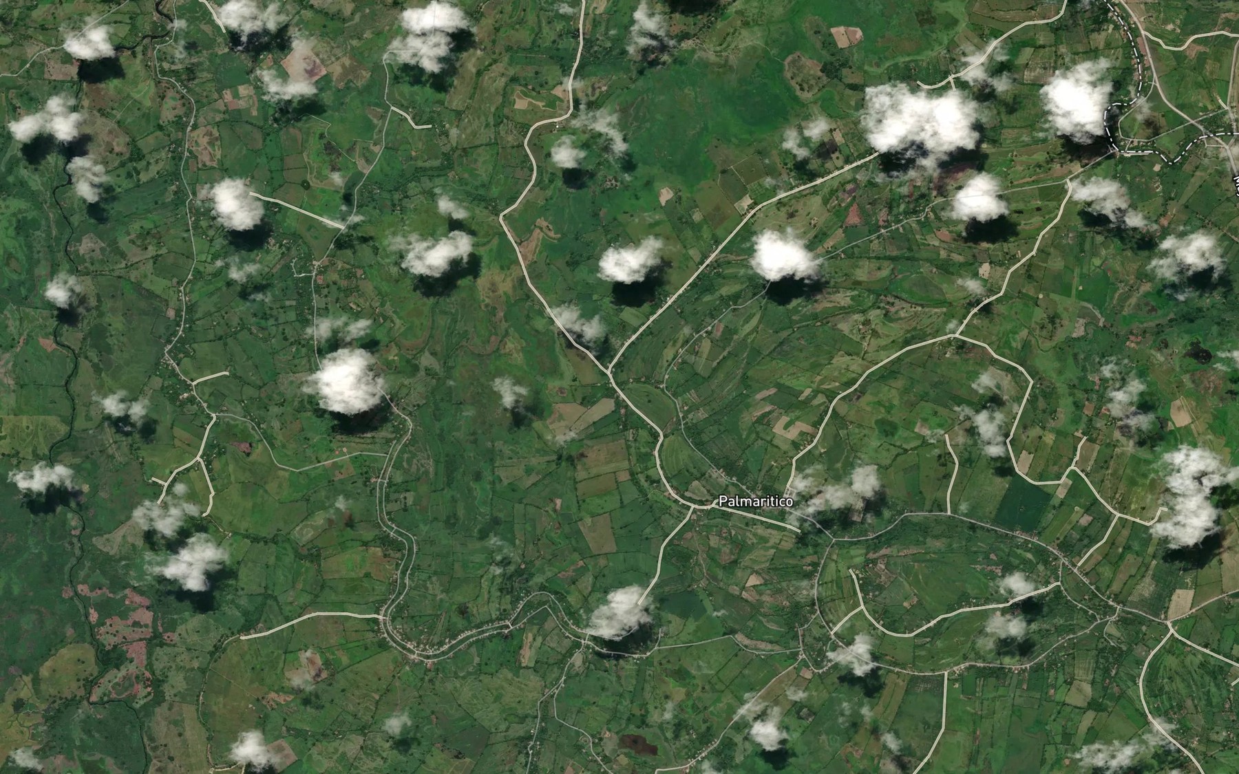 Satellite map of the Brazo Mojana Viejo