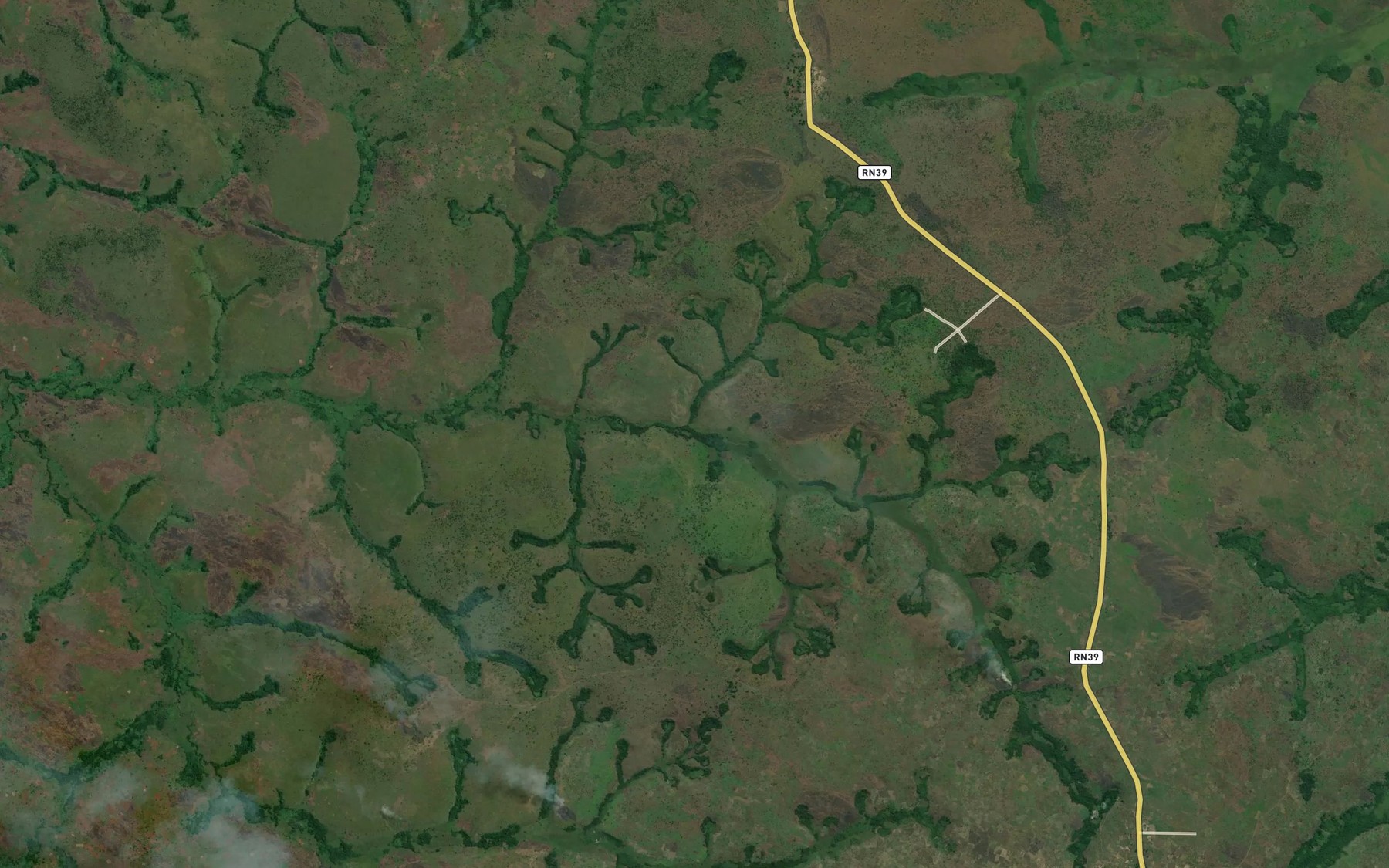 Satellite map of the Kapafu
