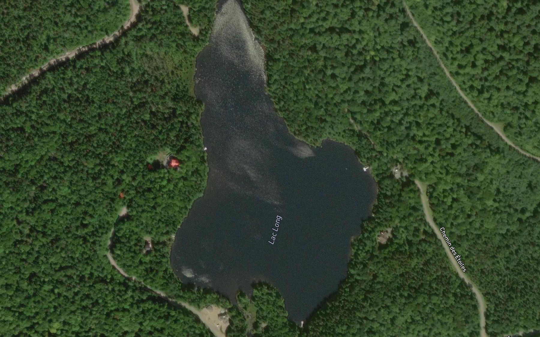 Satellite map of the Lac Long