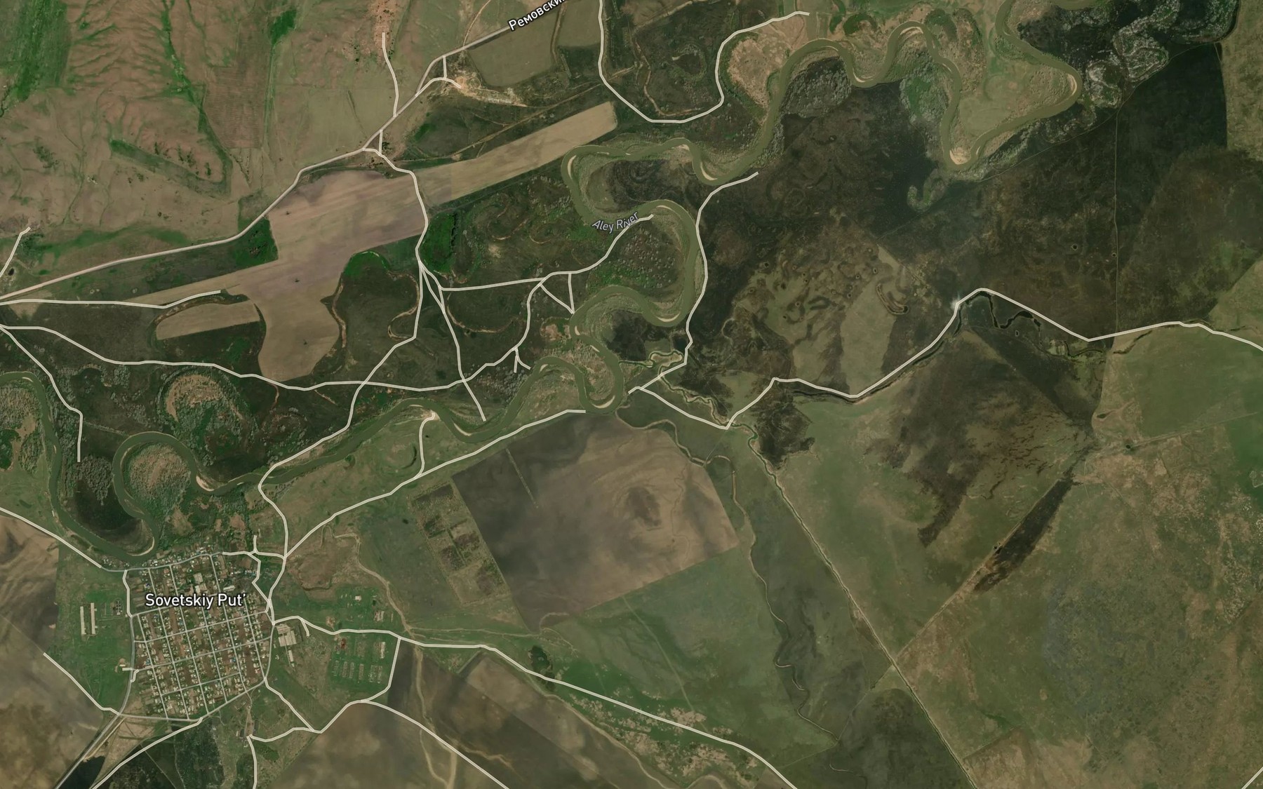 Satellite map of the Zolotukha