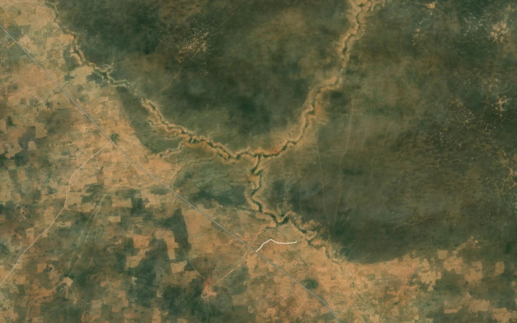 Satellite map of the River Udanmata
