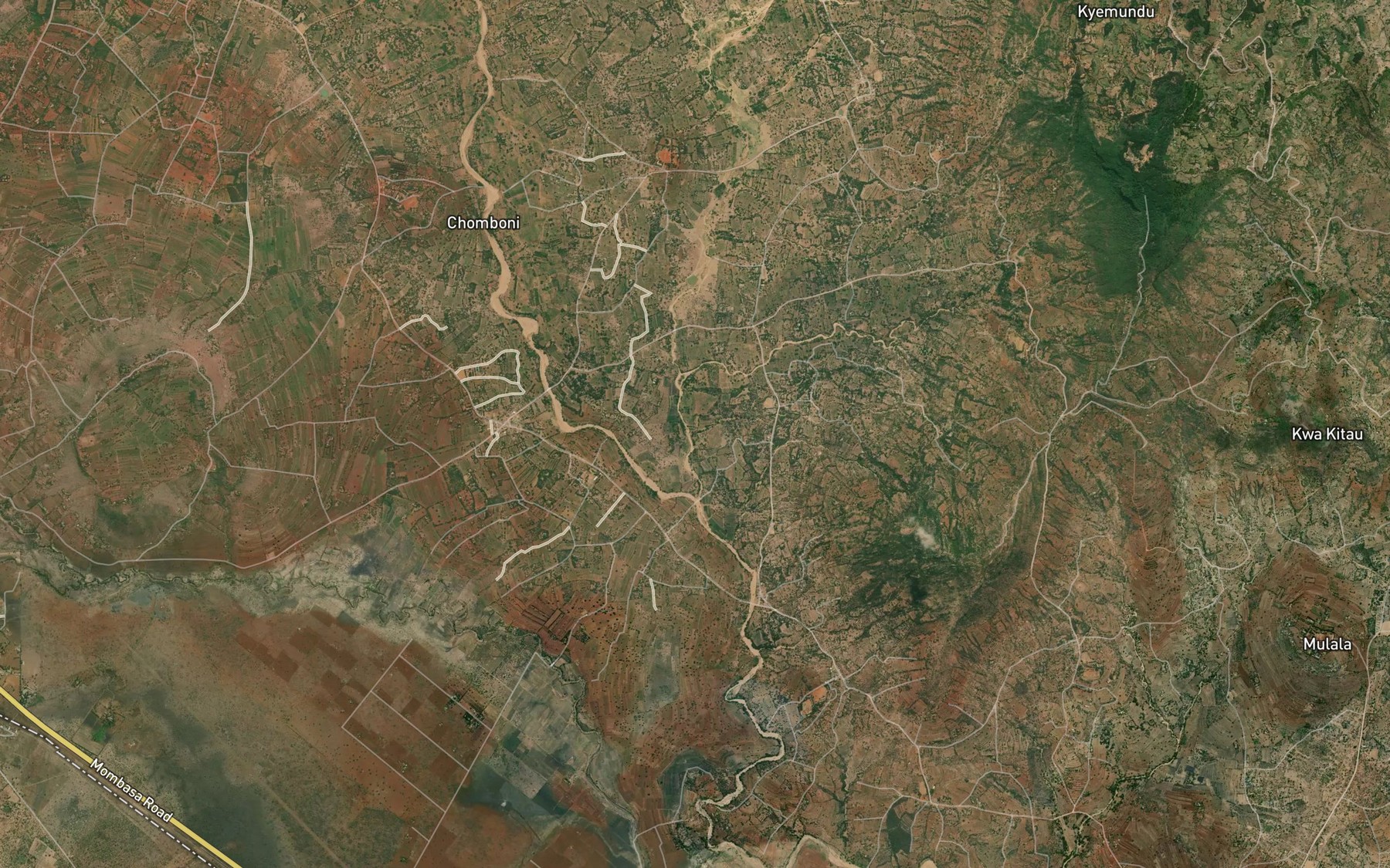 Satellite map of the Ilengeni
