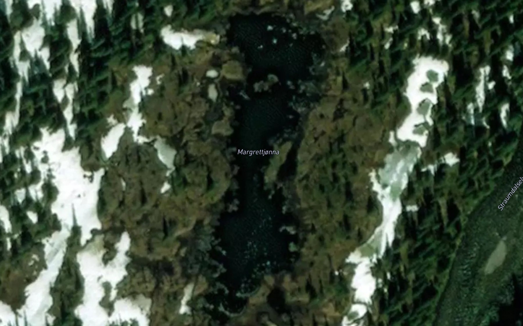Satellite map of the Margrettjonna
