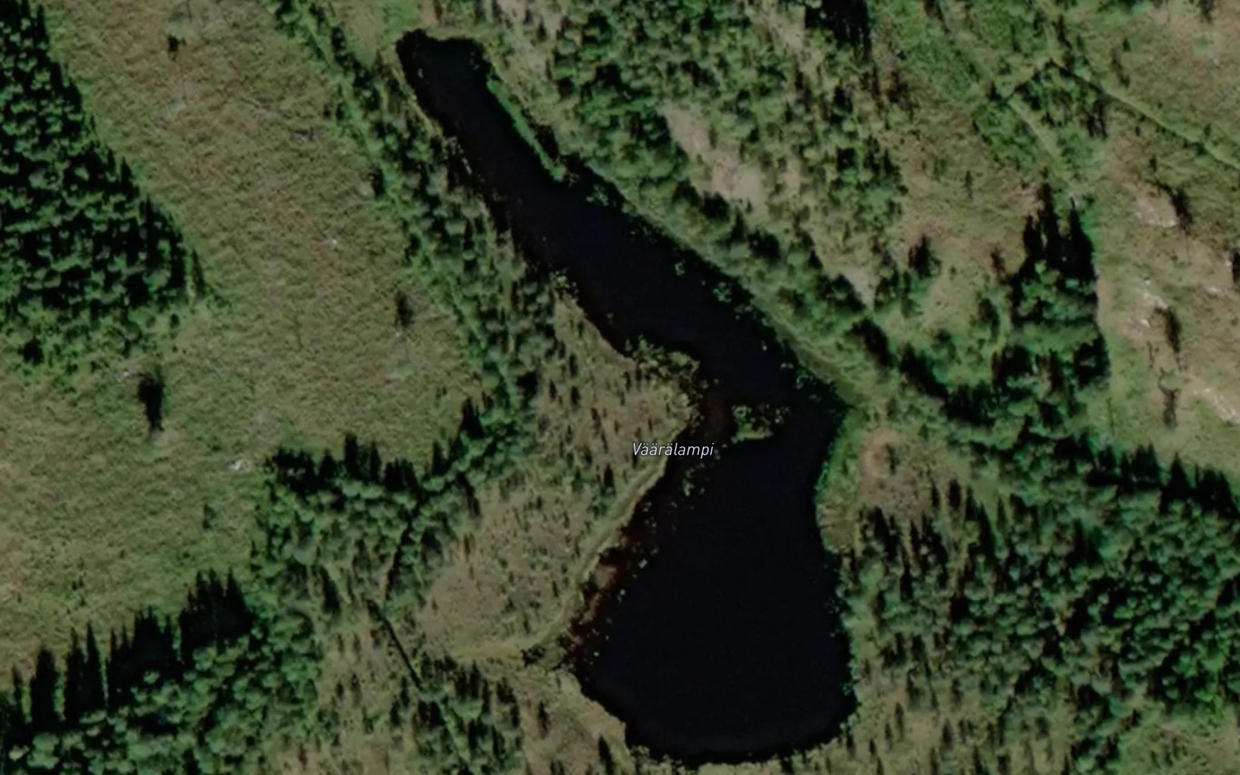 Satellite map of the Vaaralampi