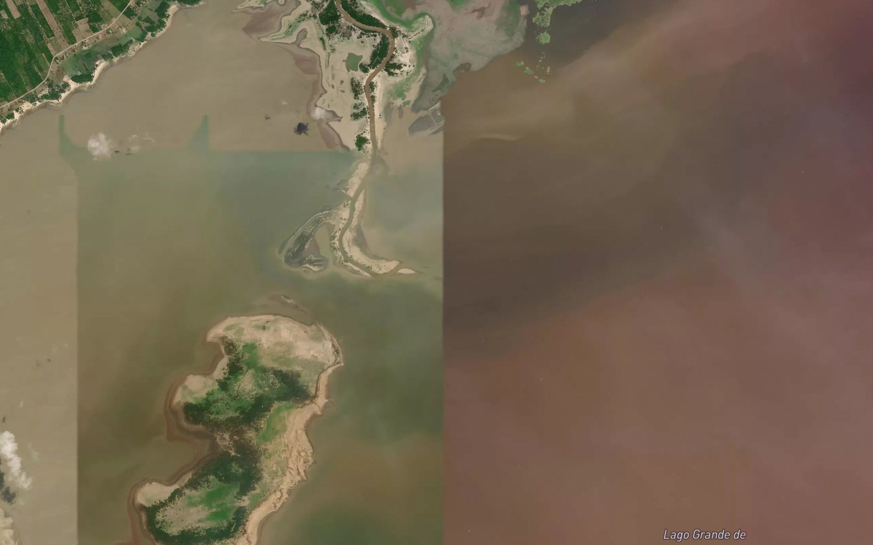 Satellite map of the Furo Paituna