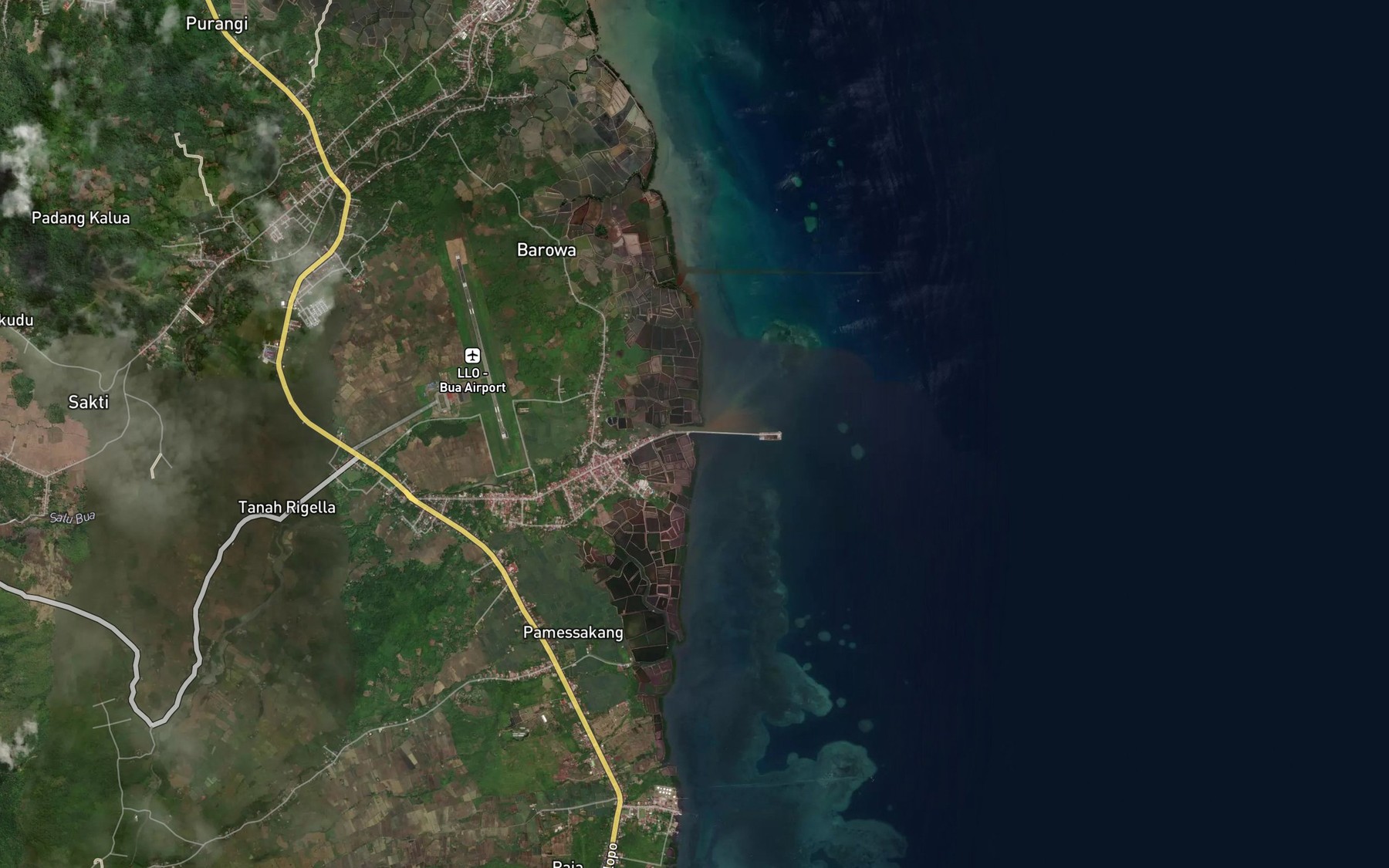 Satellite map of the Salu Kandoa