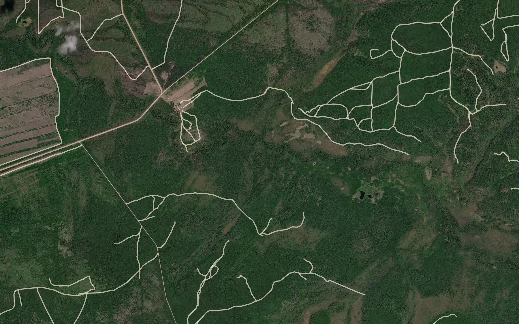 Satellite map of the Gryaznyy