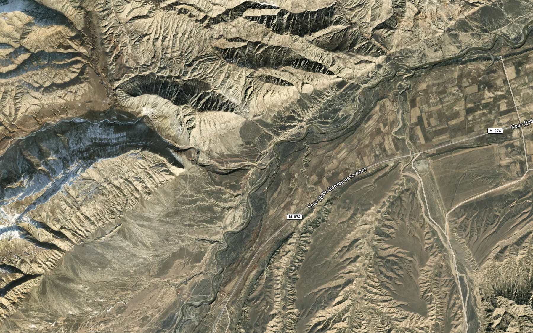 Satellite map of the Makmal