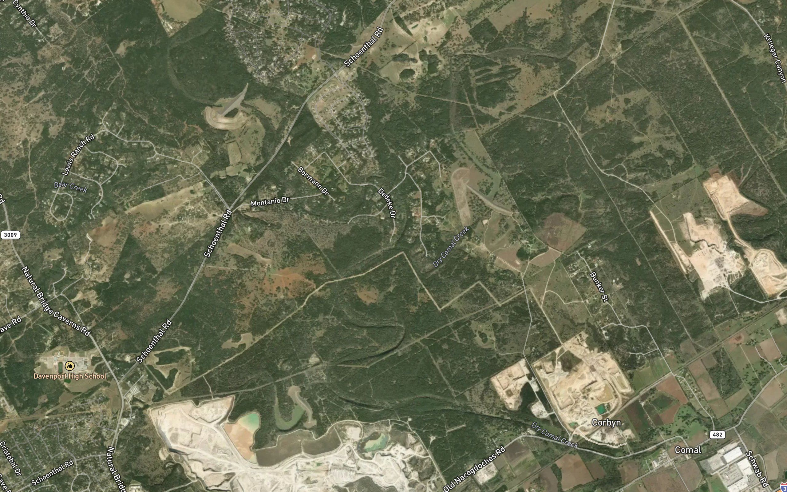 West Fork Dry Comal Creek