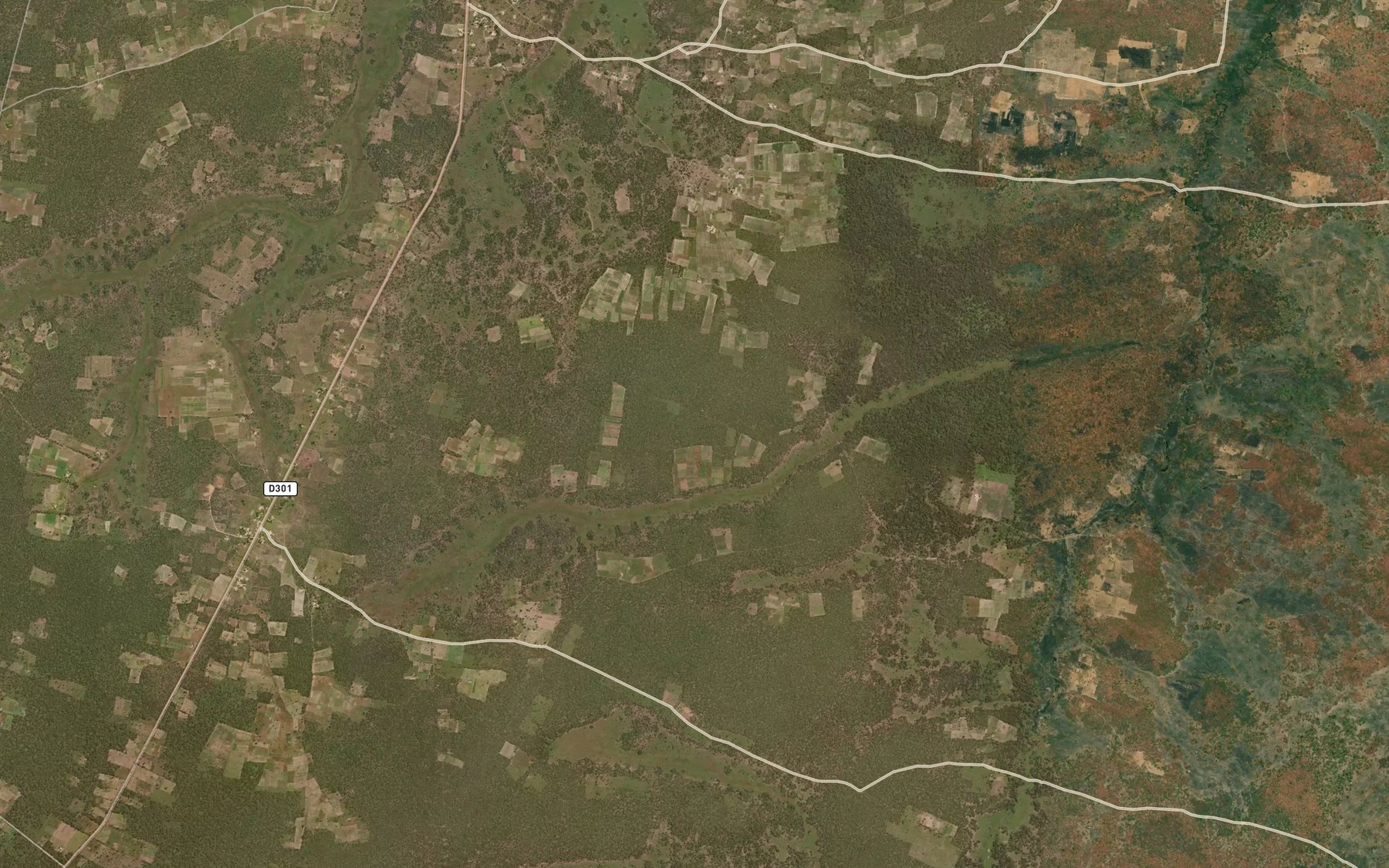 Satellite map of the Kabikata