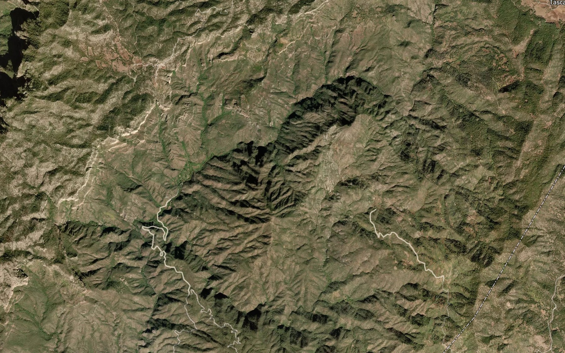 Satellite map of the Barranca El Ranchito