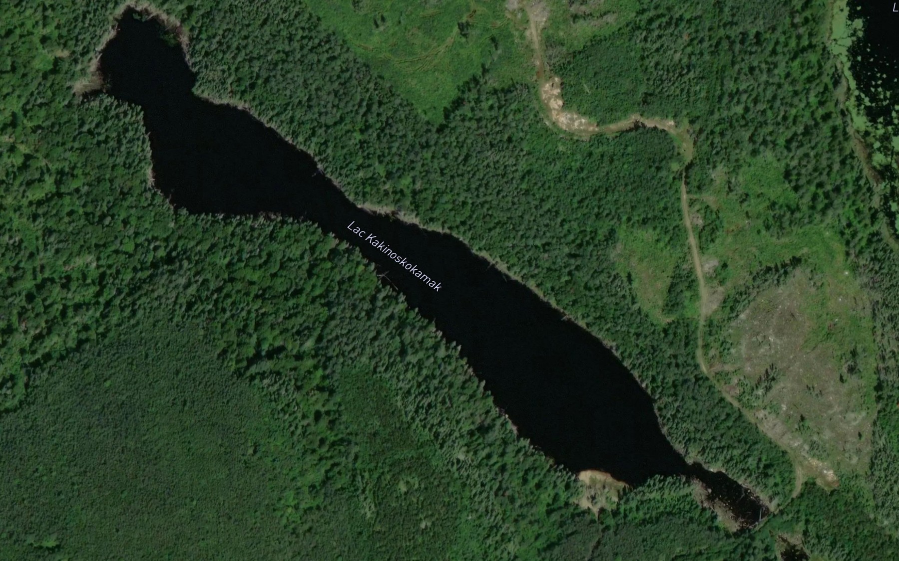 Satellite map of the Lac Kakinoskokamak