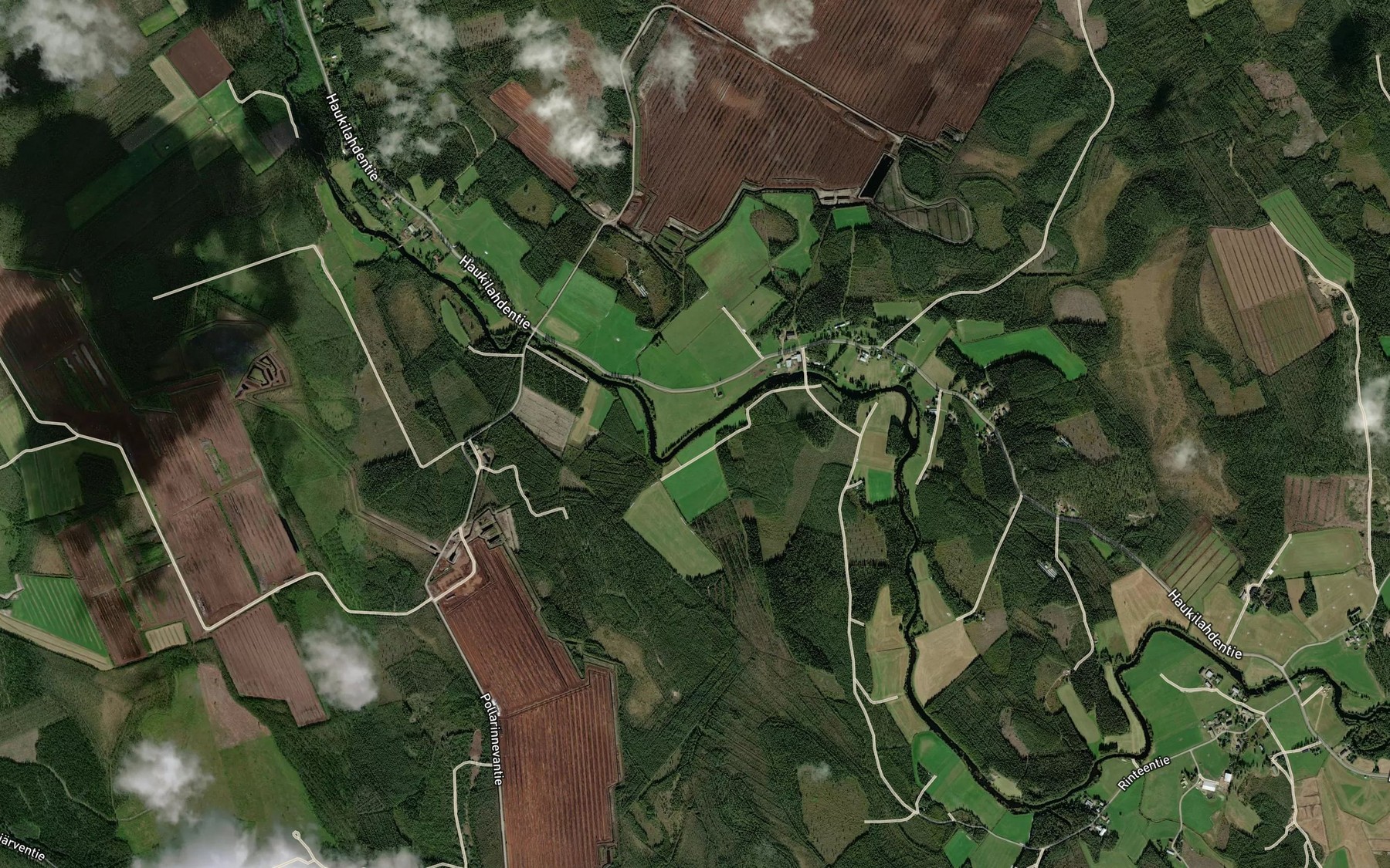 Satellite map of the Laurinsuvanto
