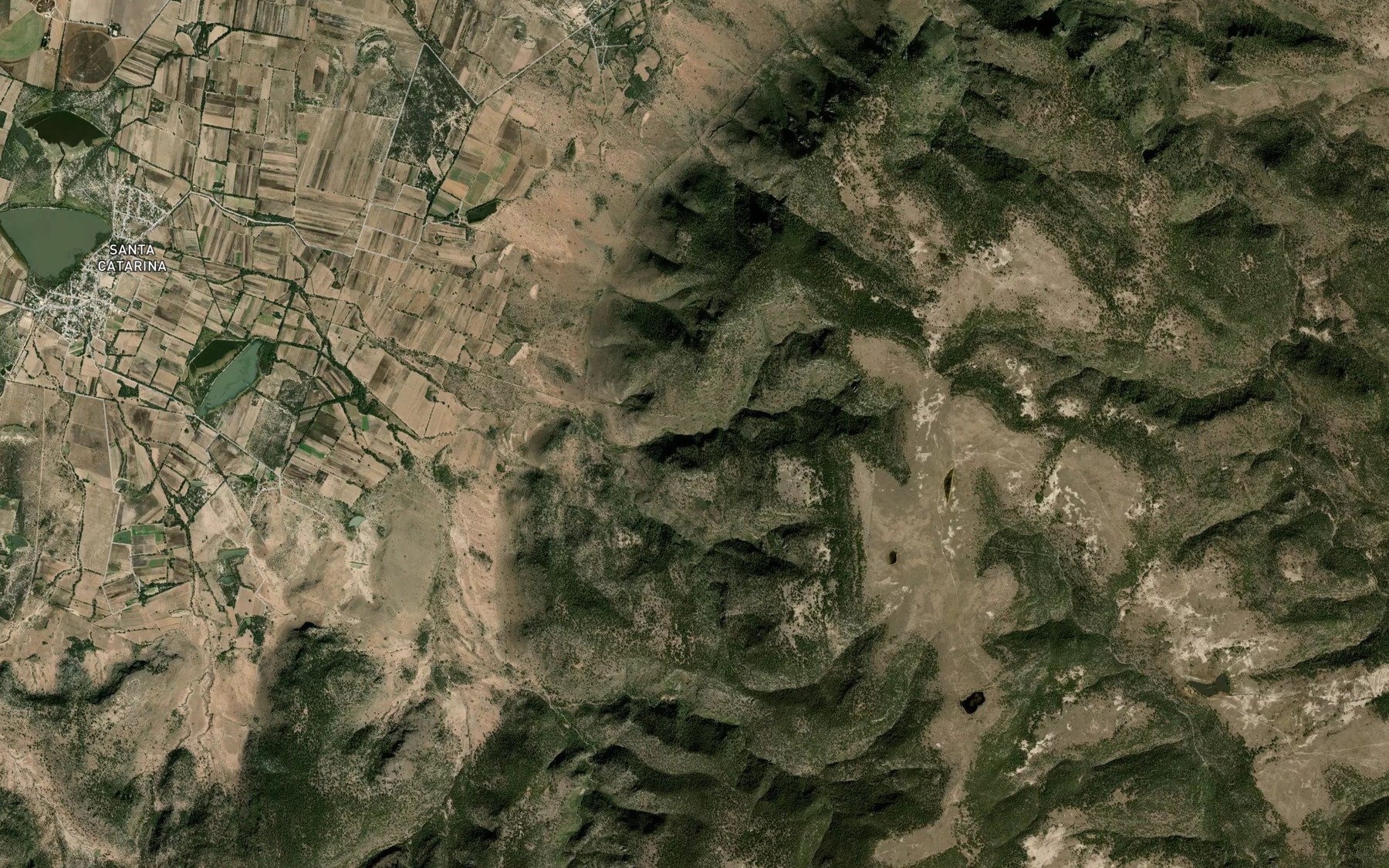 Satellite map of the Los Nogales