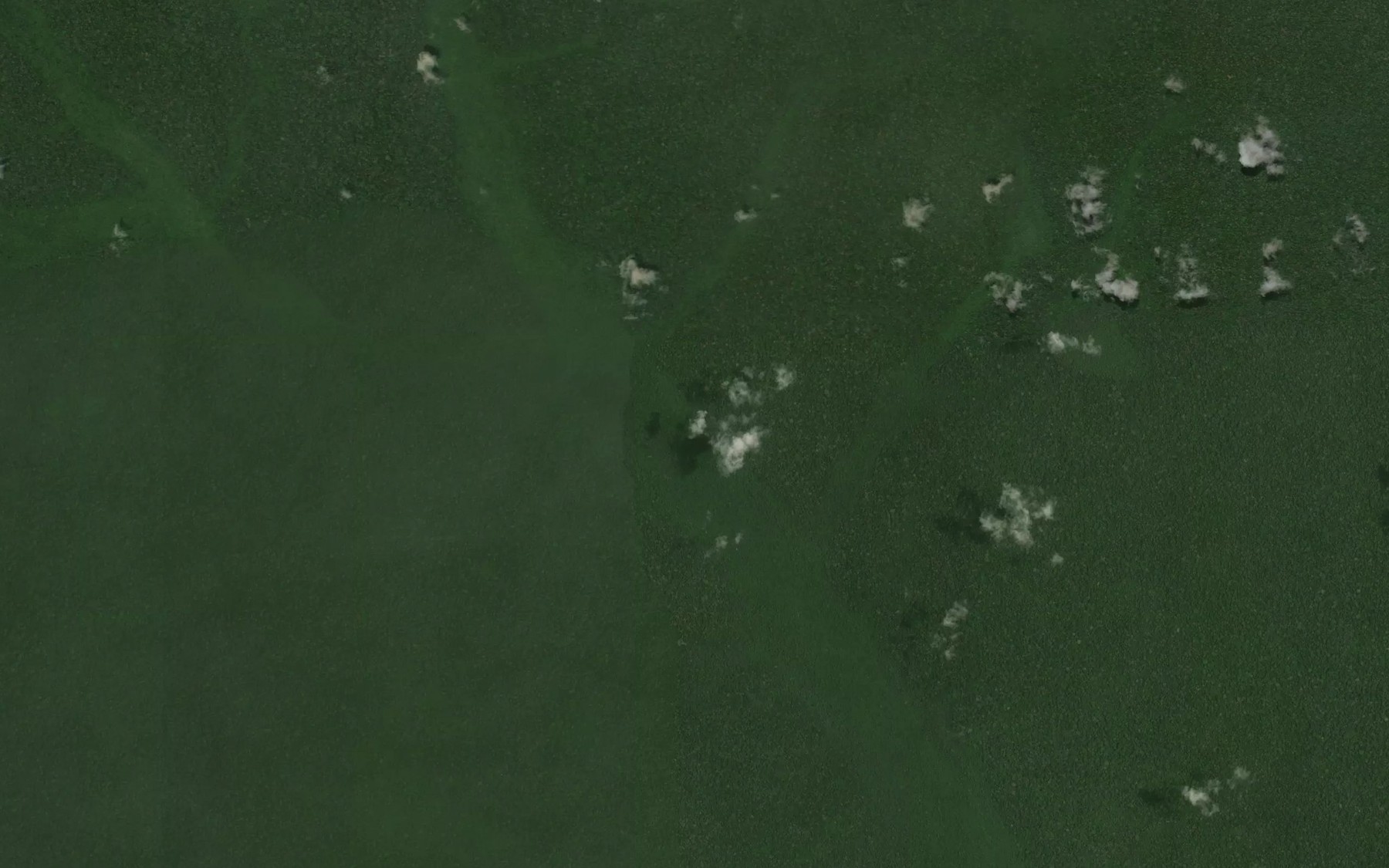 Satellite map of the Ekouaya