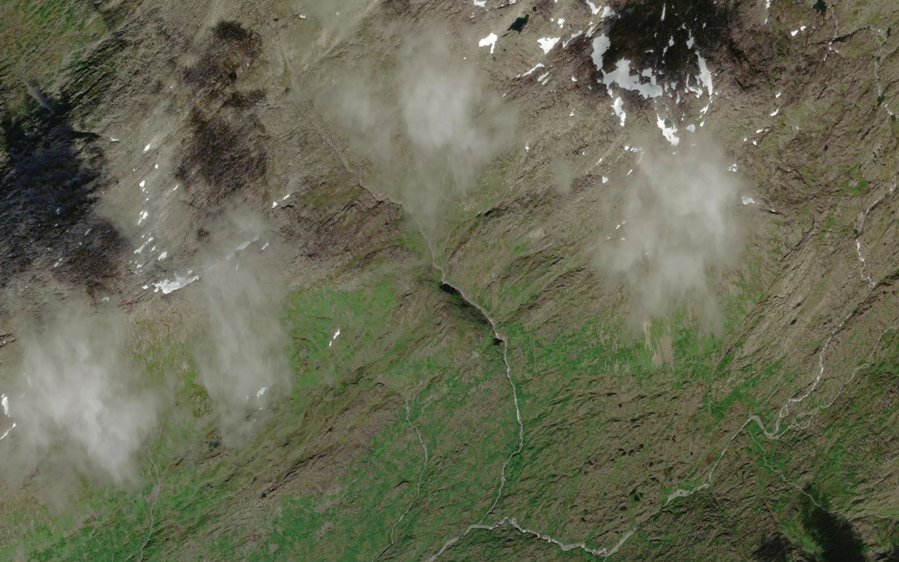 Satellite map of the Tverraga,ovre