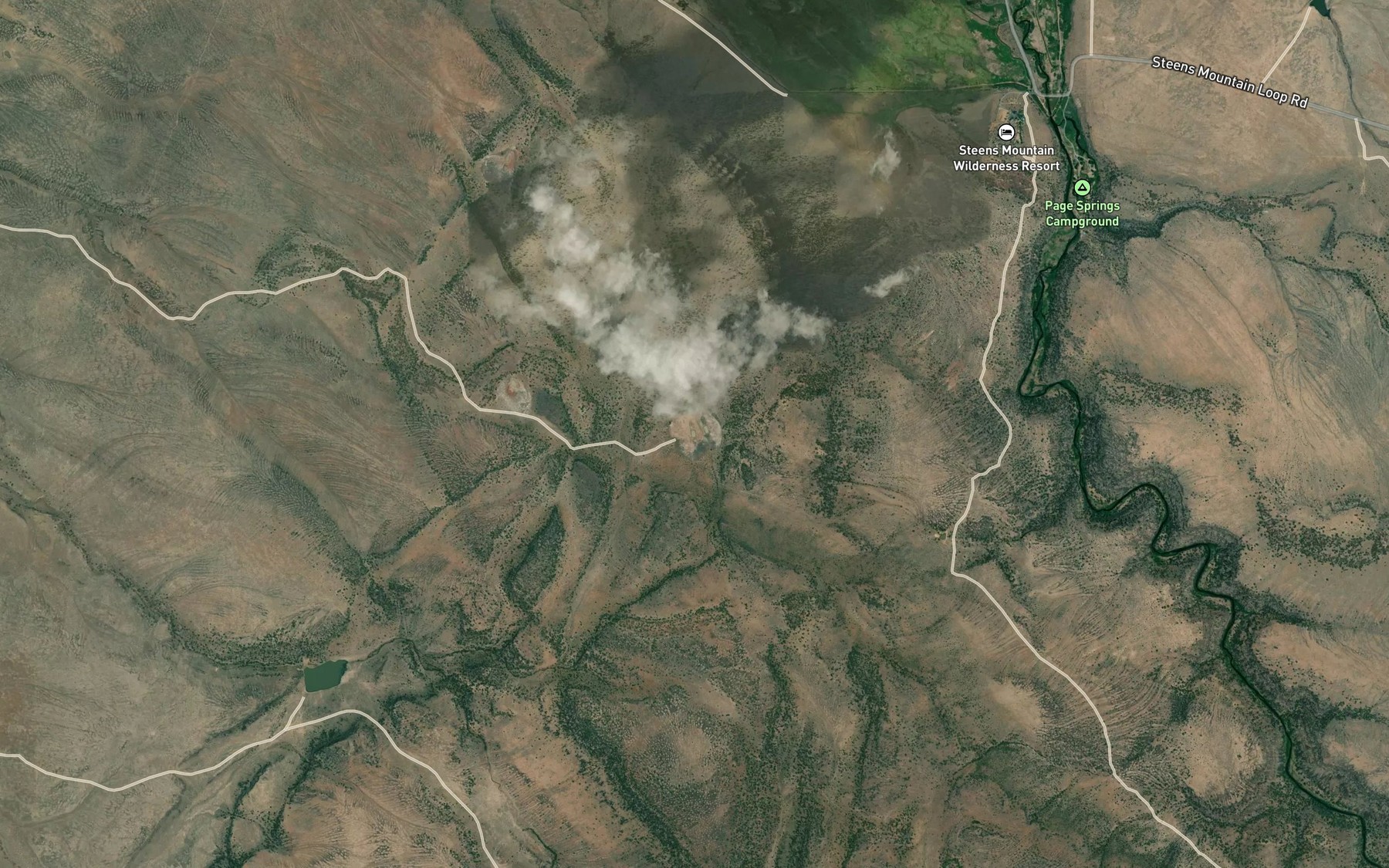 Satellite map of the Colt Waterhole