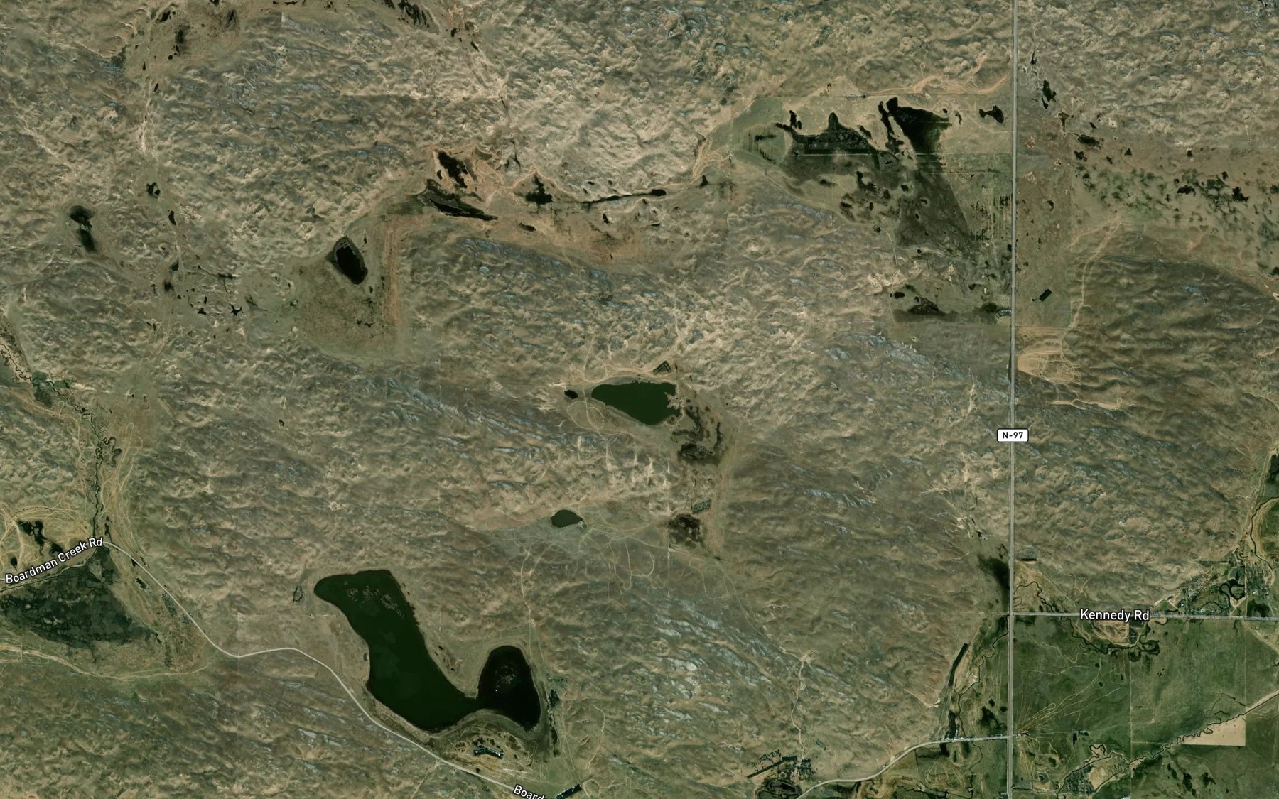 Satellite map of the Windmill Lake