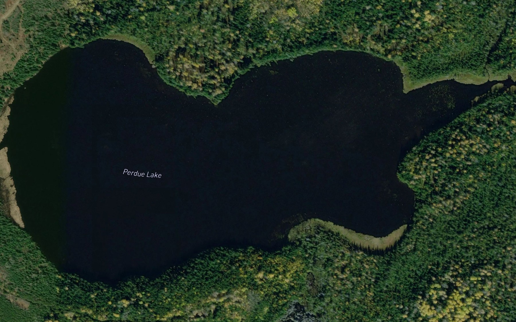 Satellite map of the Perdue Lake