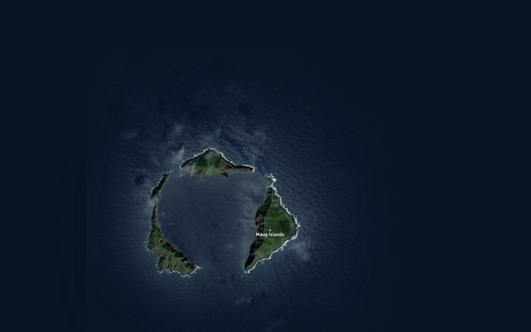 Satellite map of the Northeast Boat Passage
