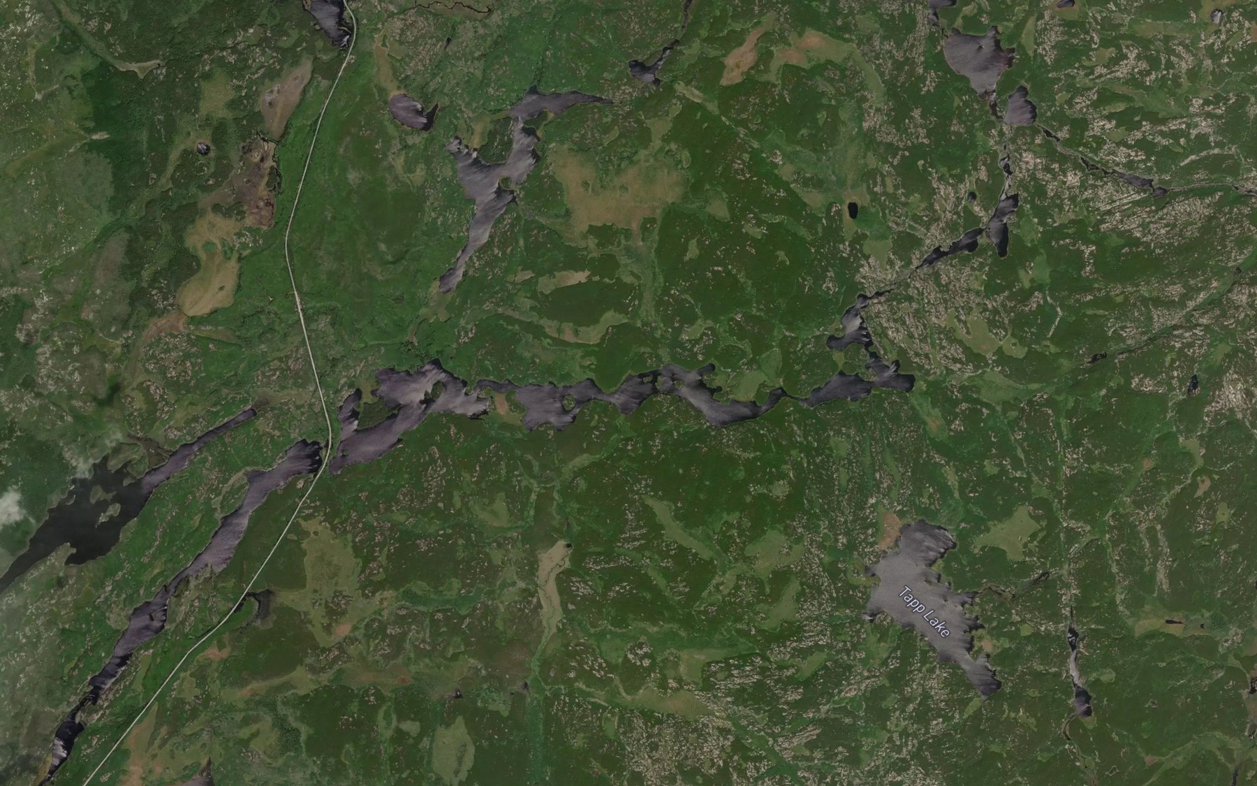 Satellite map of the Salter Lake