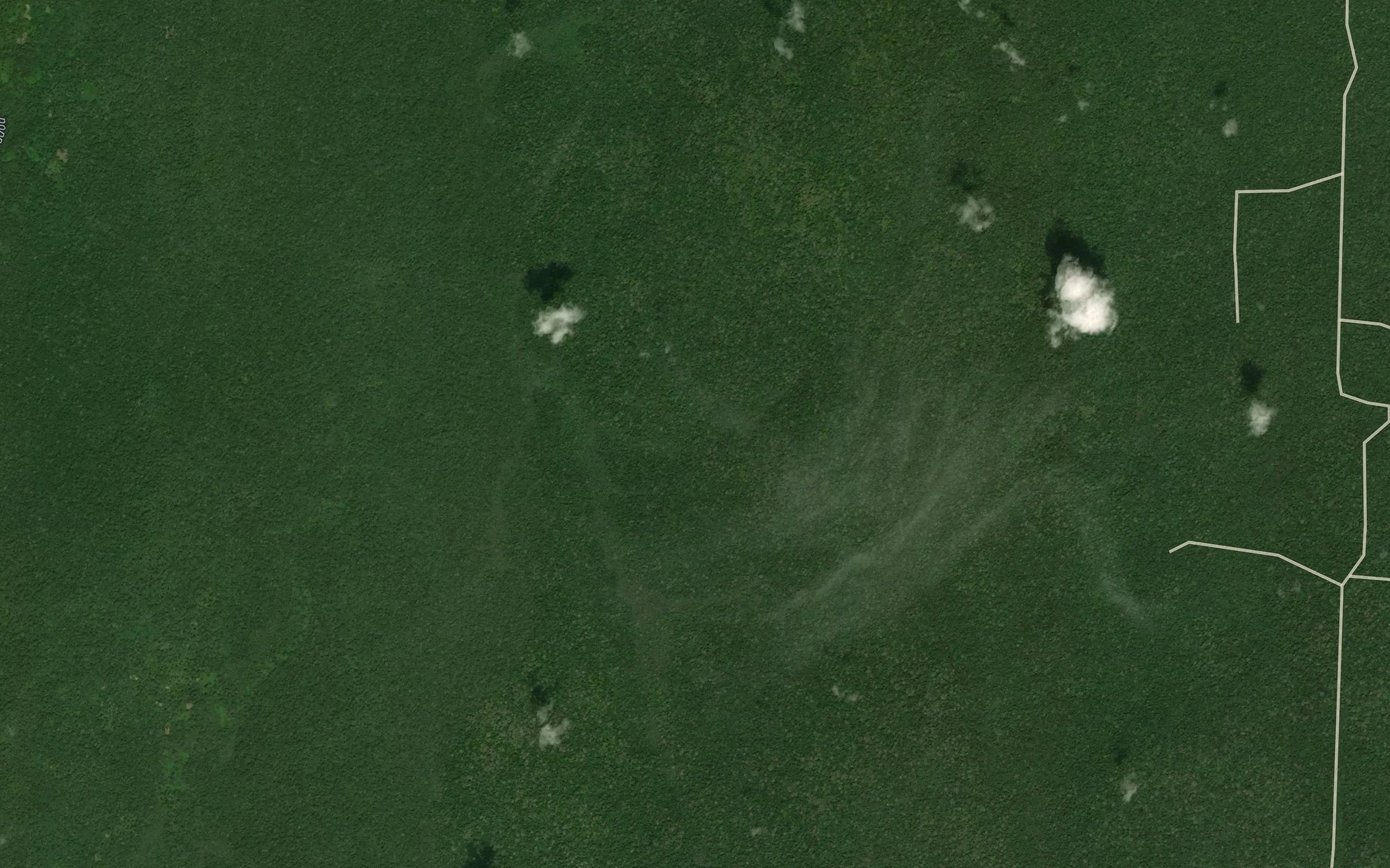 Satellite map of the Azilapoun