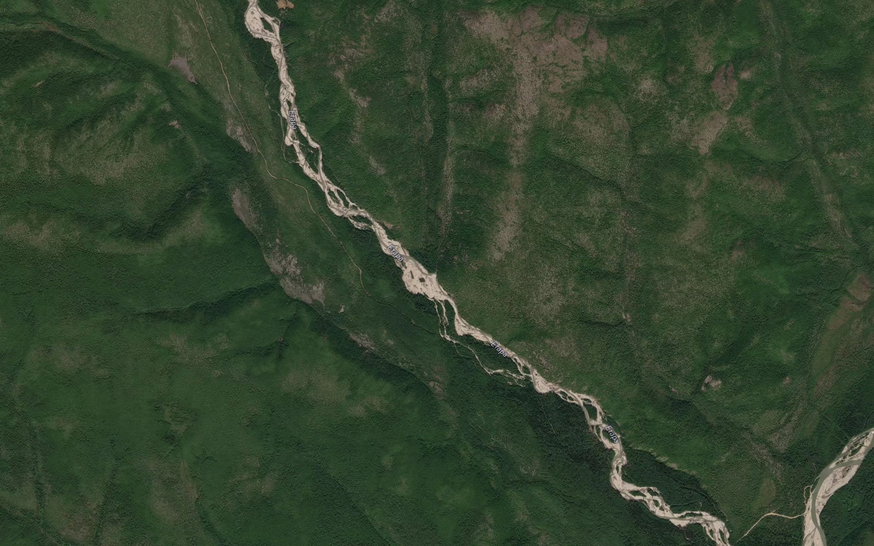 Satellite map of the Tyurnityak