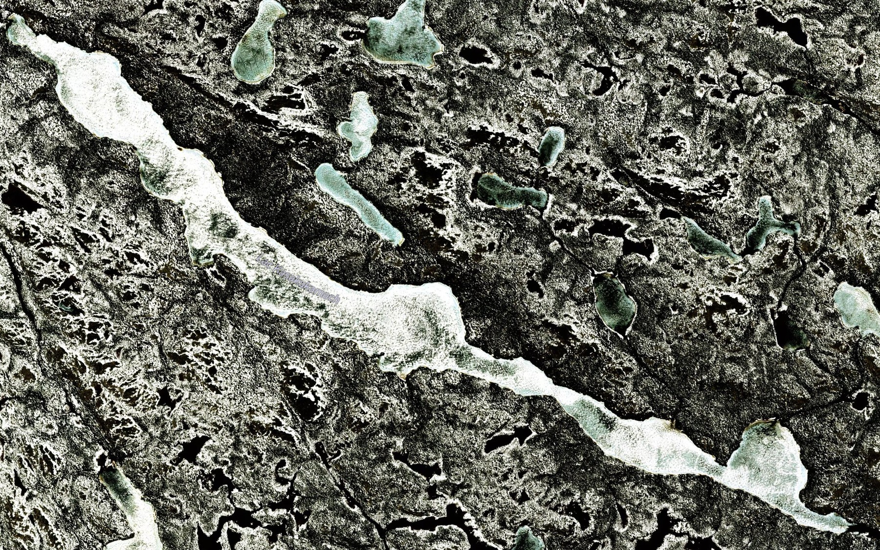 Satellite map of the Lac Kasakukamach